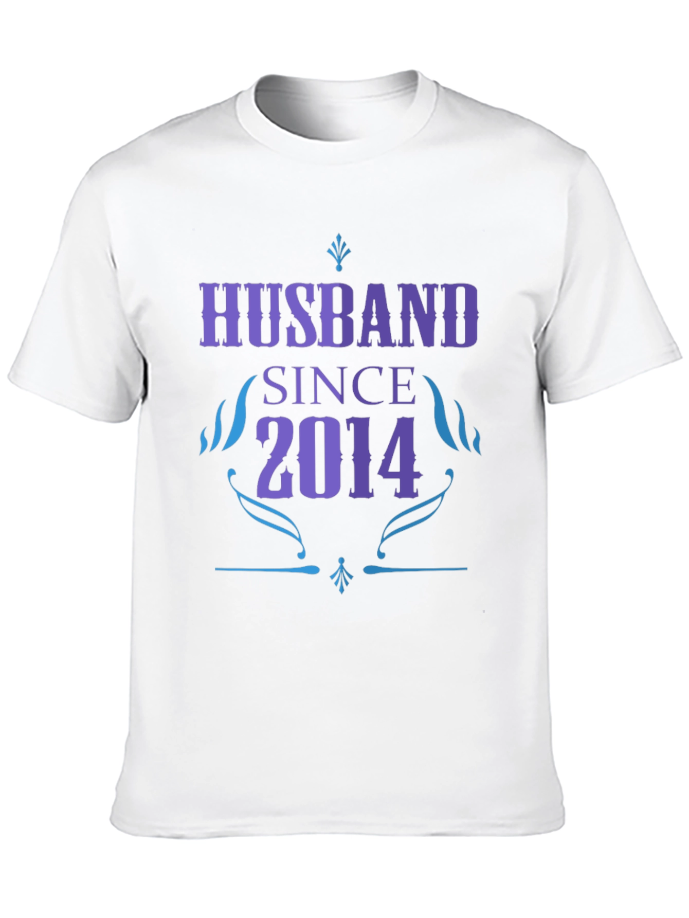 Husband Since 2014 Graphic T-Shirt - Anniversary Gift