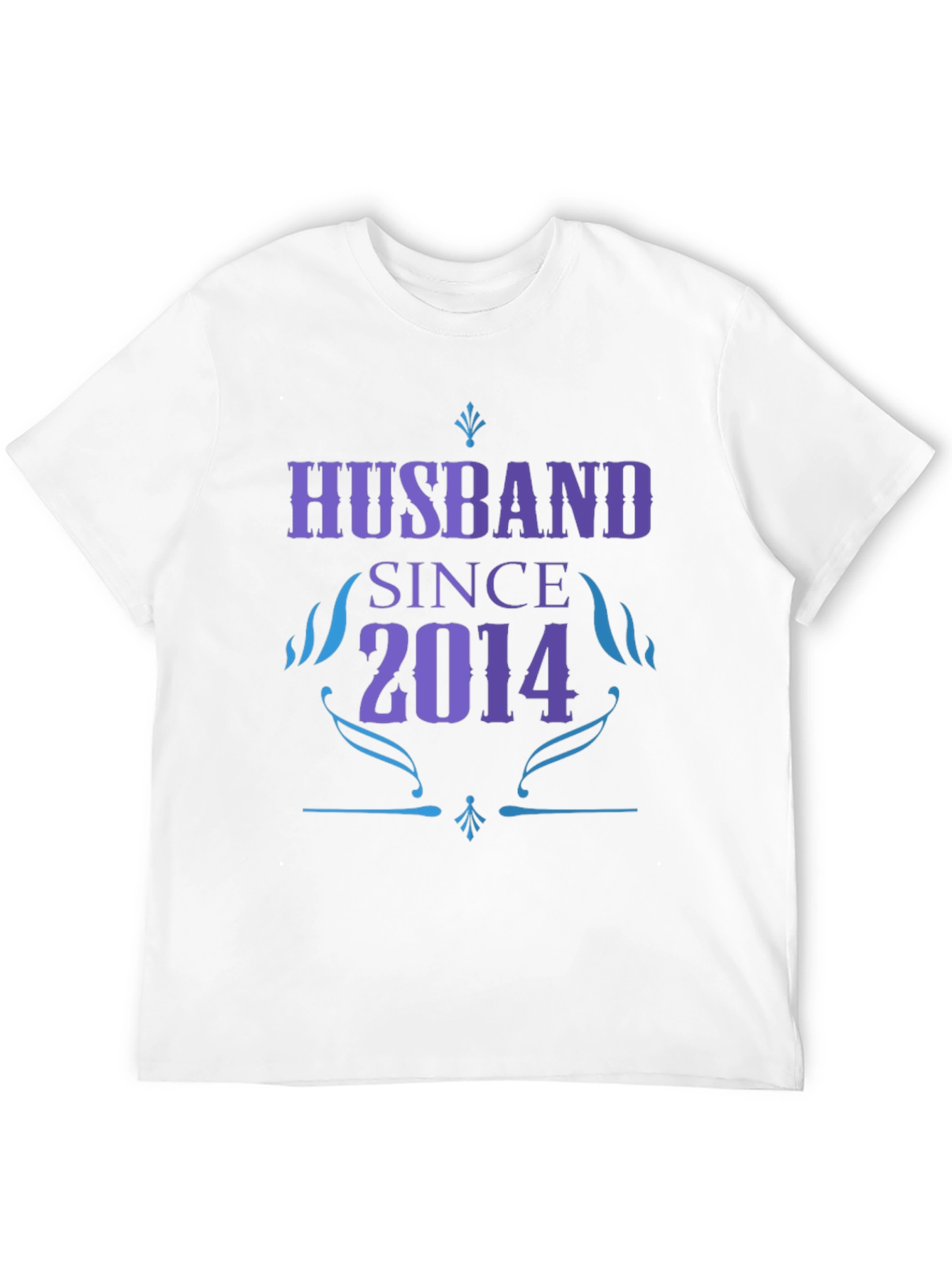 Husband Since 2014 Graphic T-Shirt - Anniversary Gift