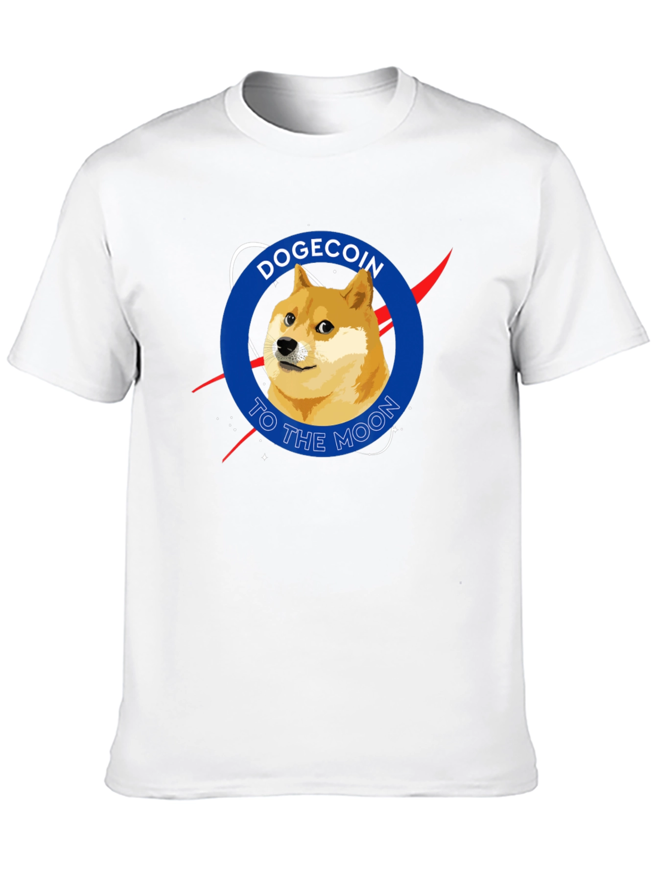 Dogecoin To The Moon T-Shirt – Crypto Space Graphic Tee