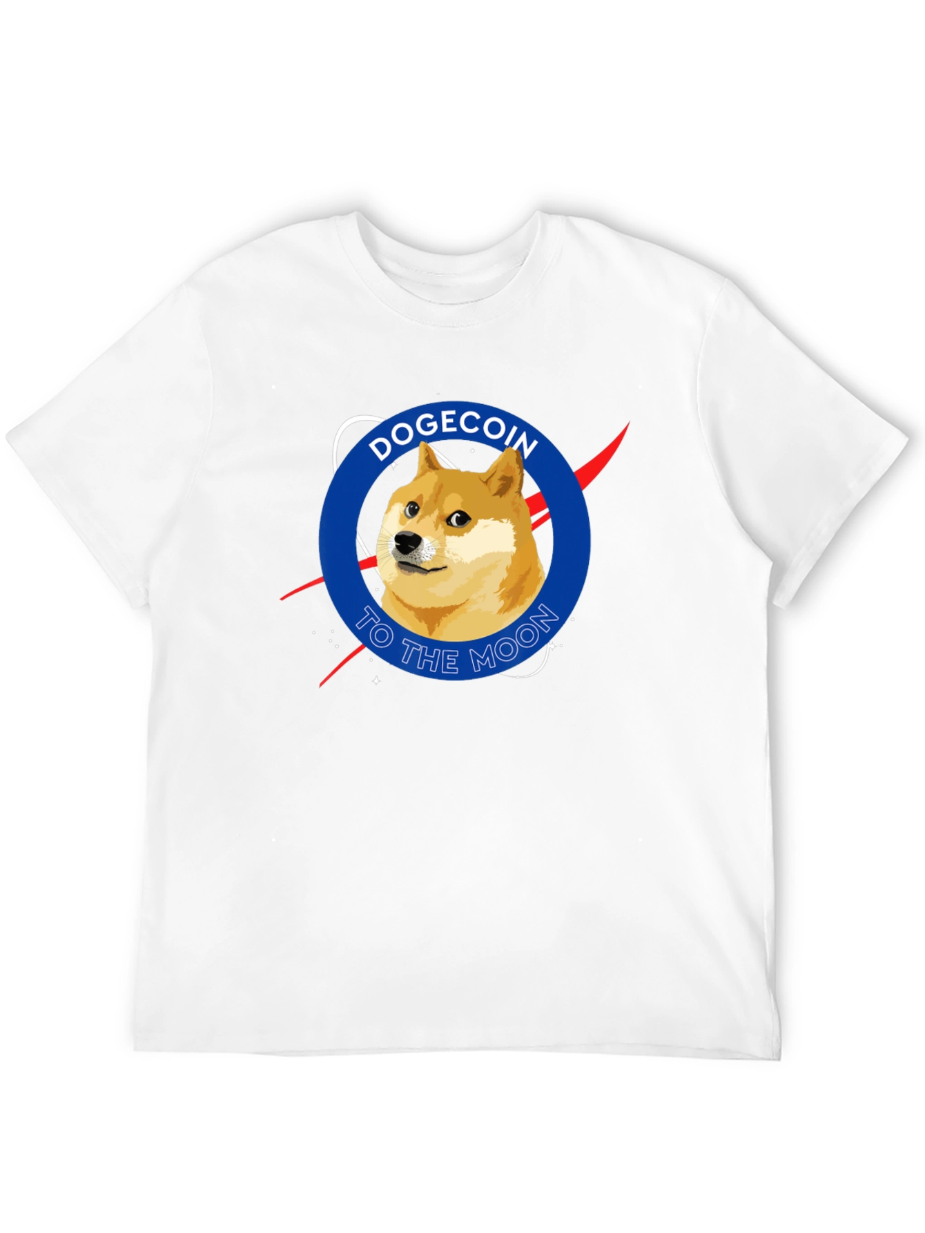 Dogecoin To The Moon T-Shirt – Crypto Space Graphic Tee