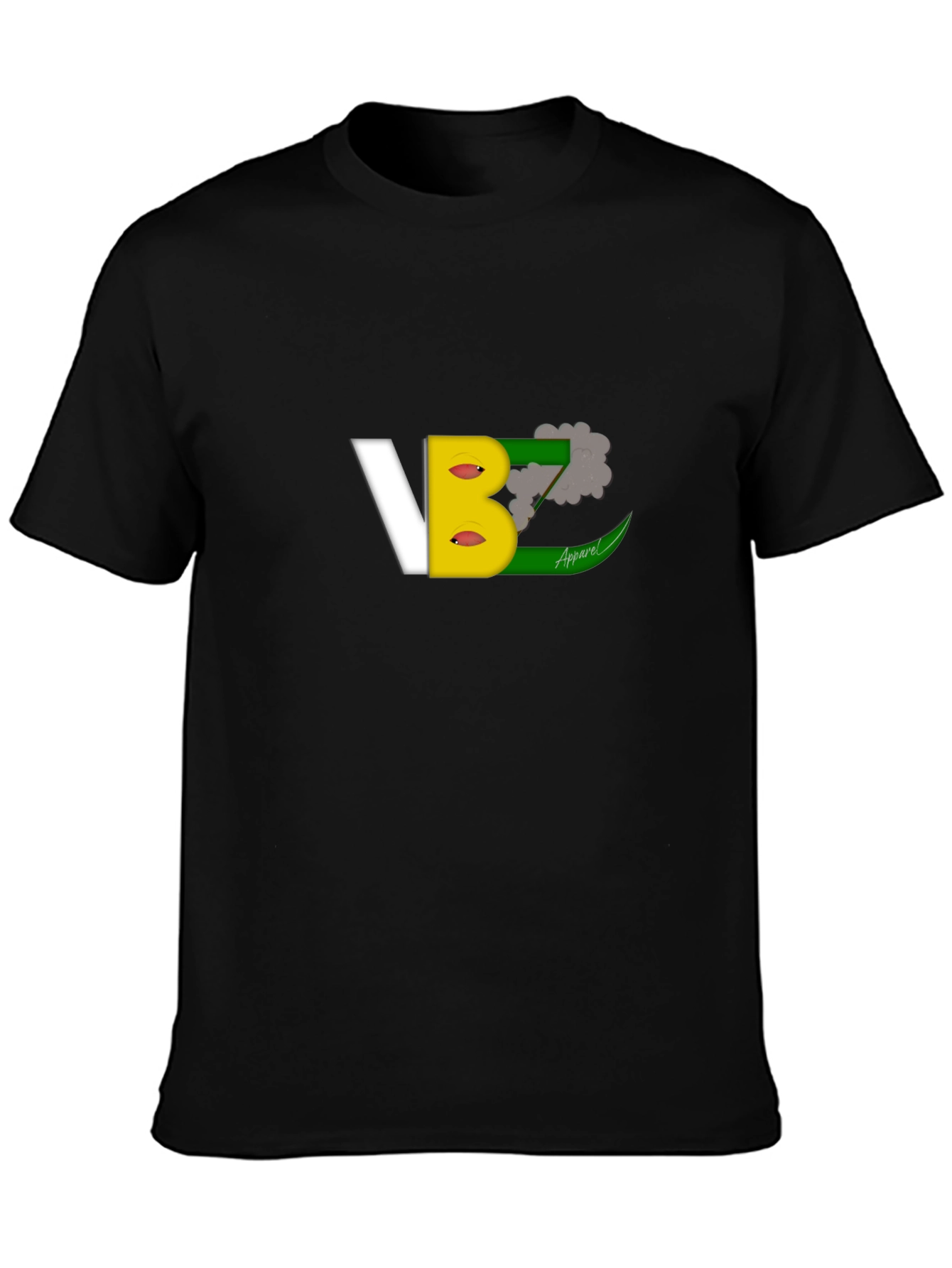 VBZ Apparel Graphic Print Black T-Shirt