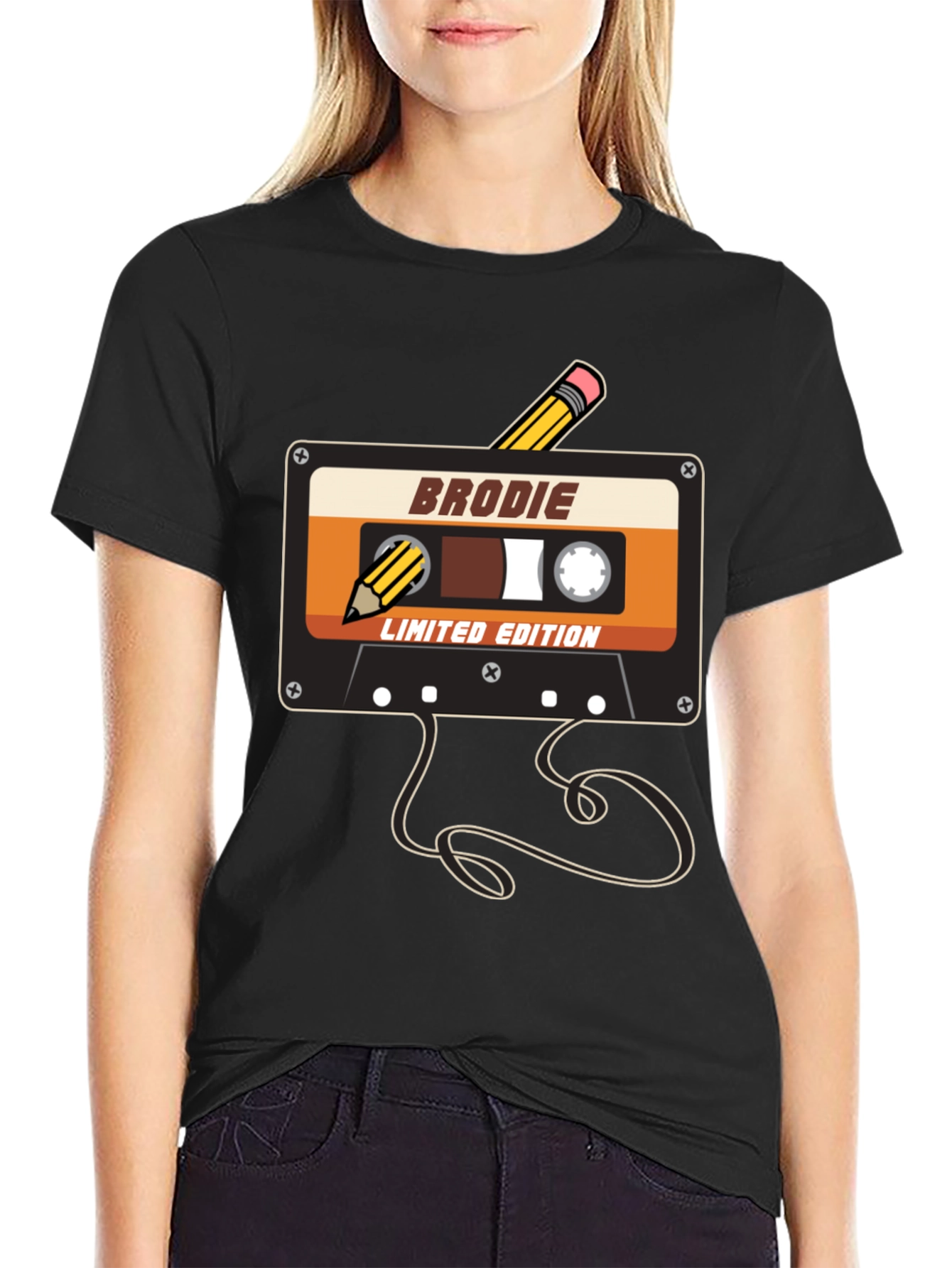 Retro Brodie Cassette Tape Limited Edition T-Shirt