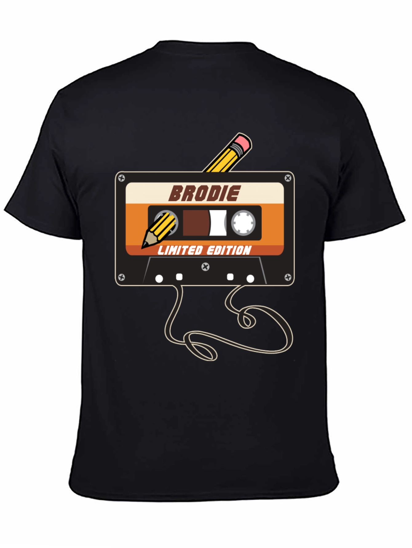 Retro Brodie Cassette Tape Limited Edition T-Shirt