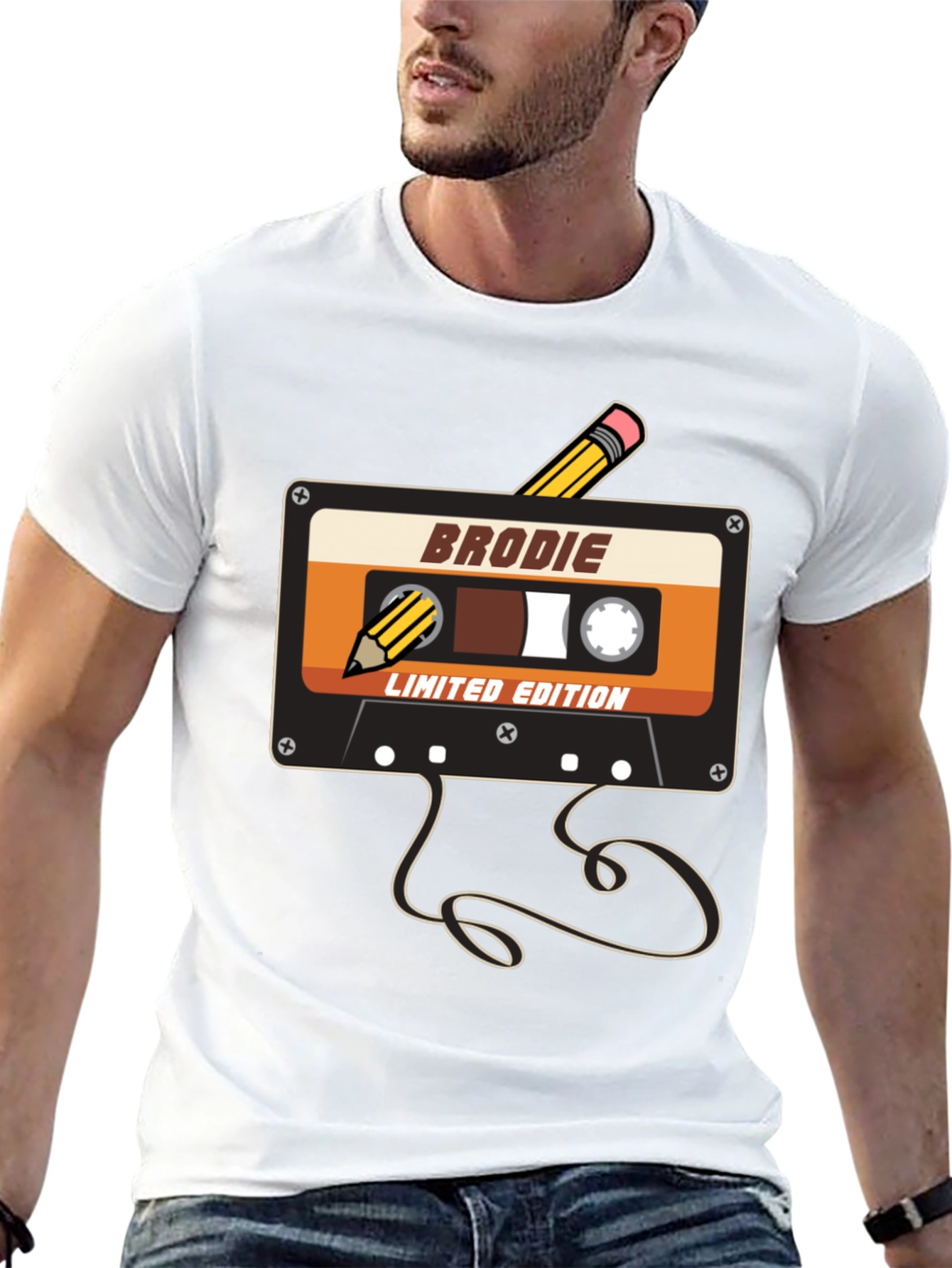 Retro Brodie Cassette Tape Limited Edition T-Shirt