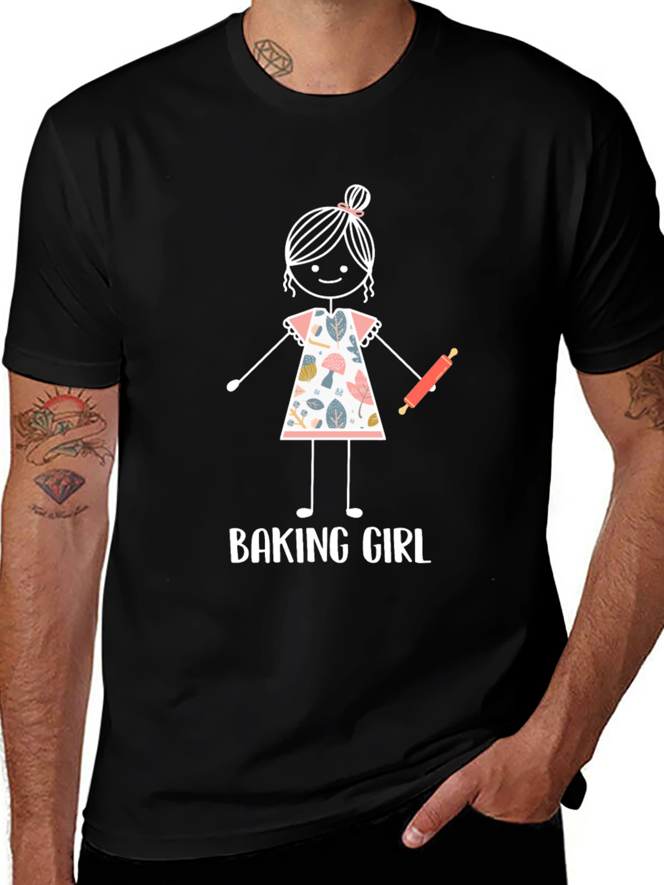 Baking Girl Novelty Graphic Tee