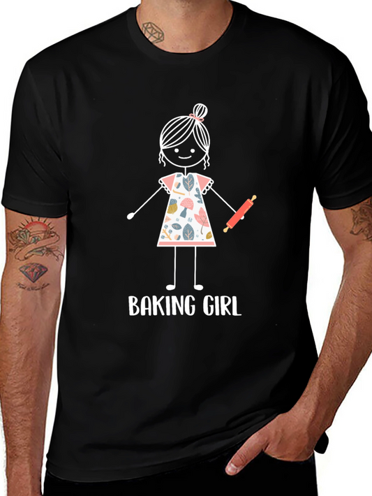 Baking Girl Novelty Graphic Tee