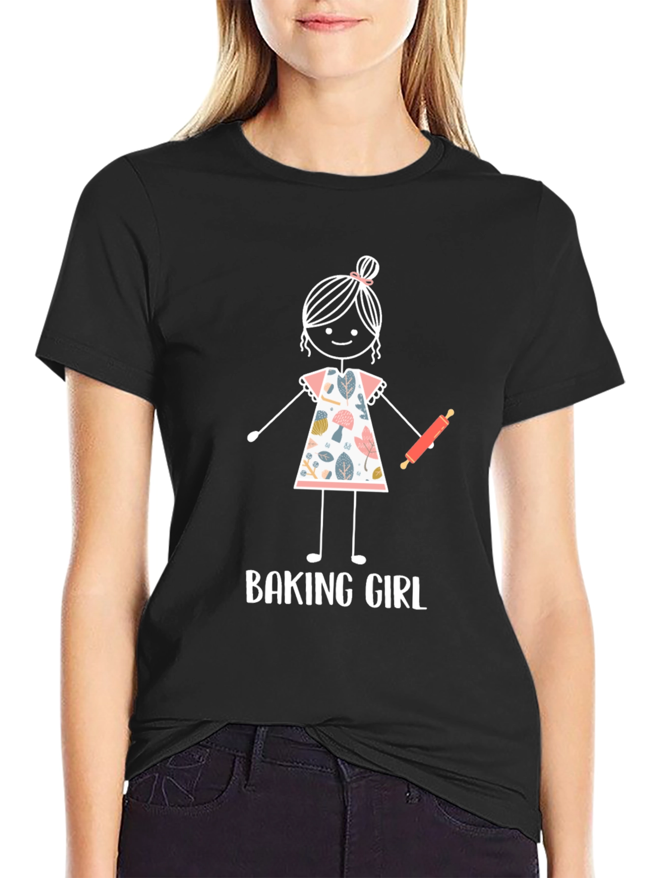 Baking Girl Novelty Graphic Tee