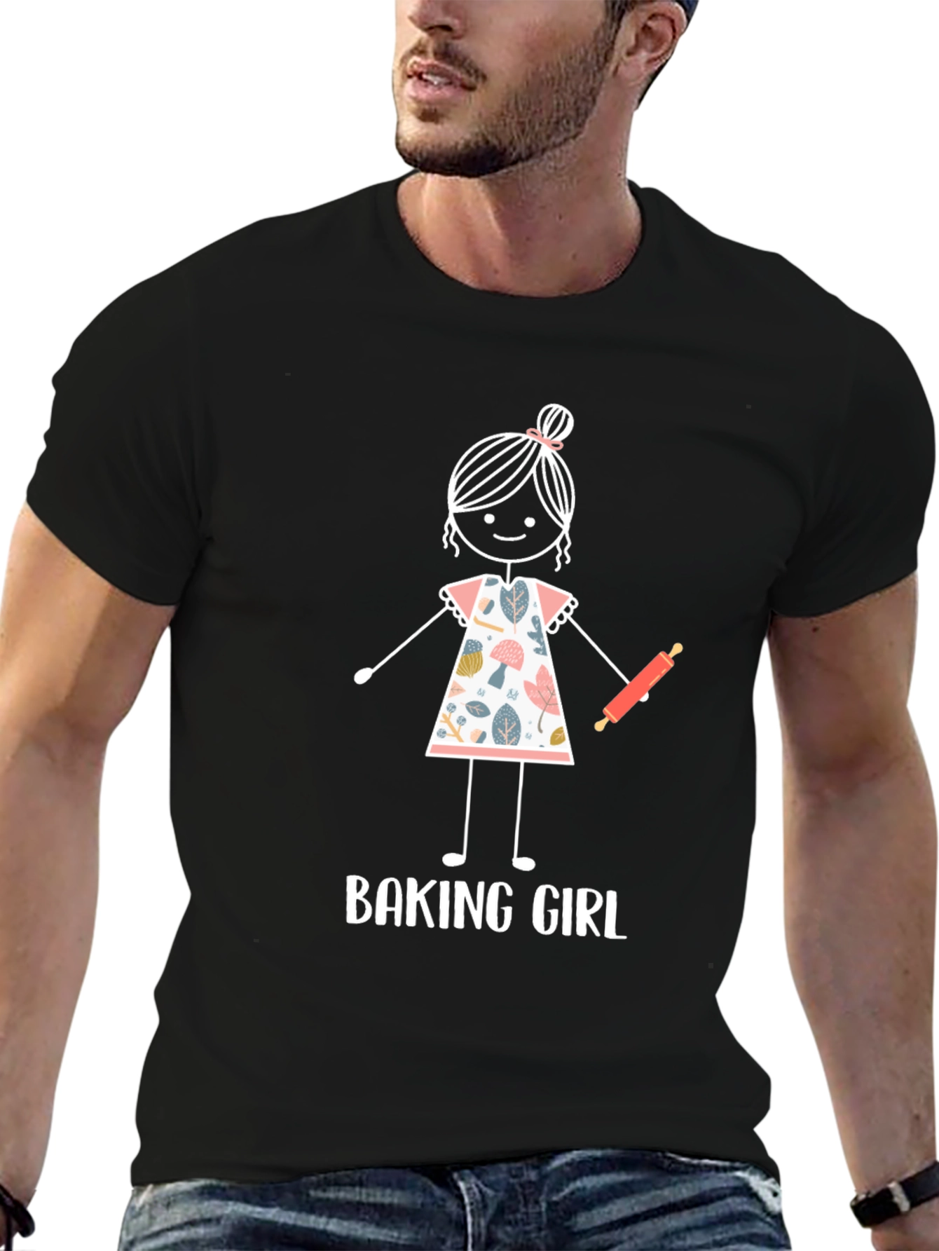 Baking Girl Novelty Graphic Tee