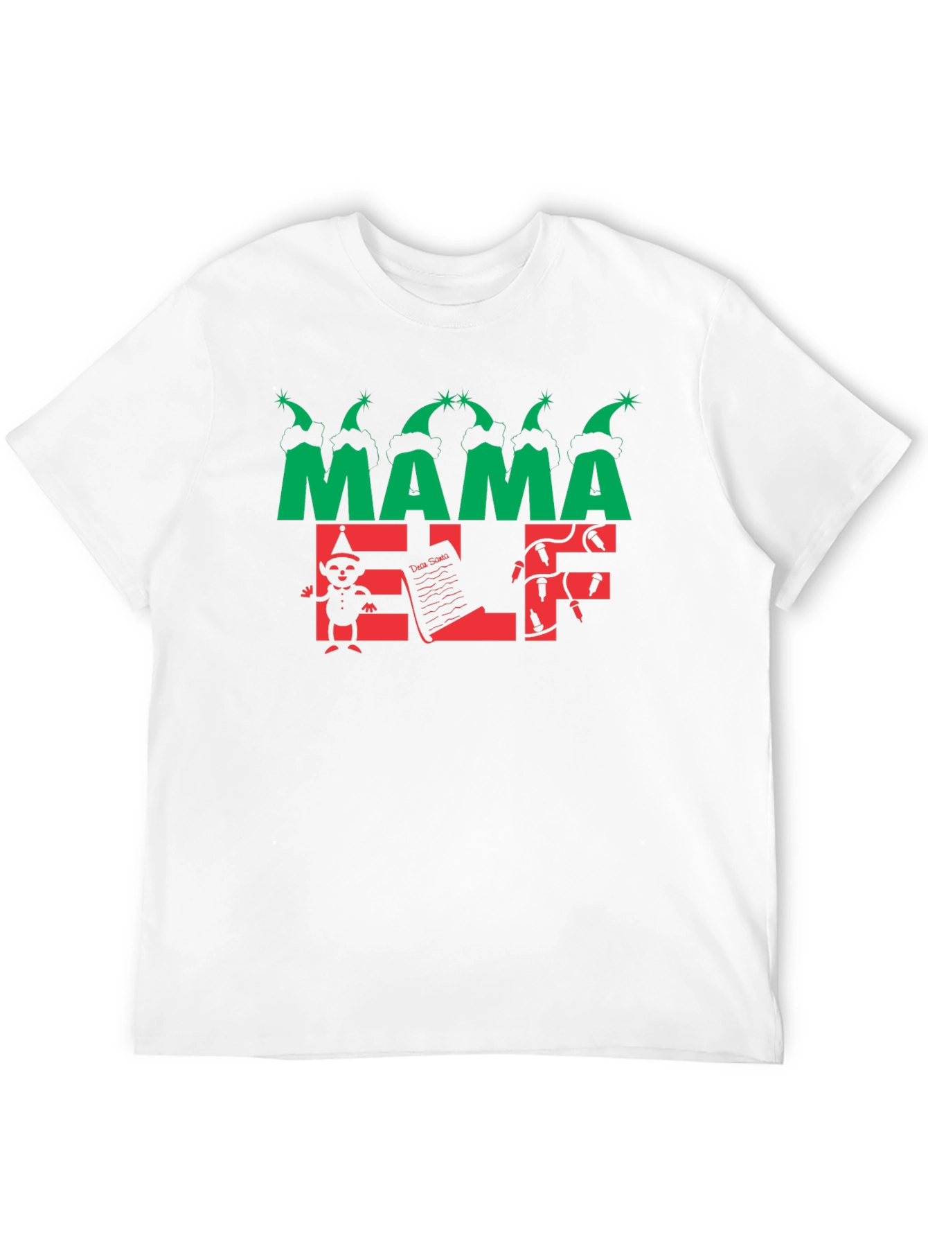 Mama Elf Christmas T-Shirt - Holiday Tee