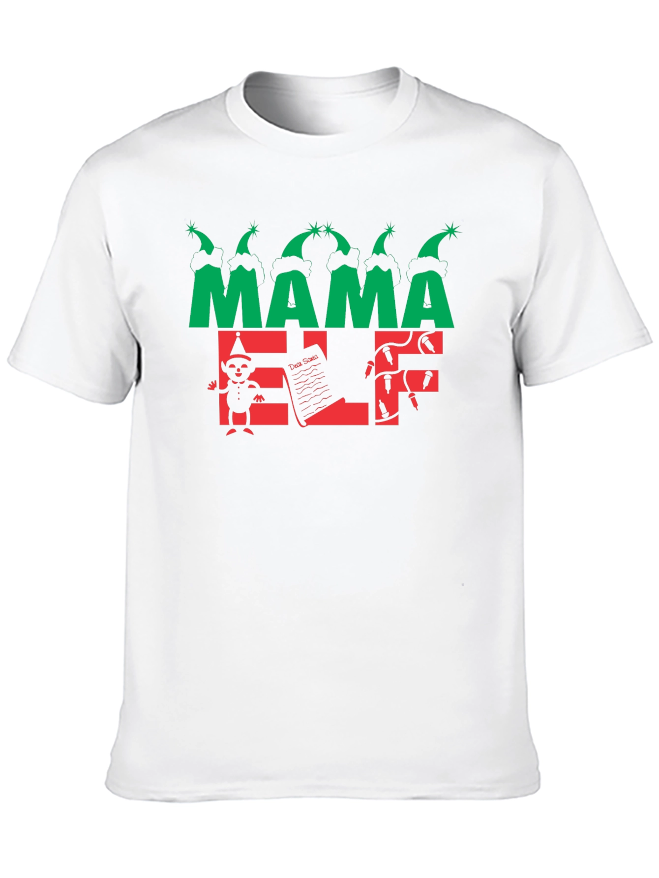 Mama Elf Christmas T-Shirt - Holiday Tee
