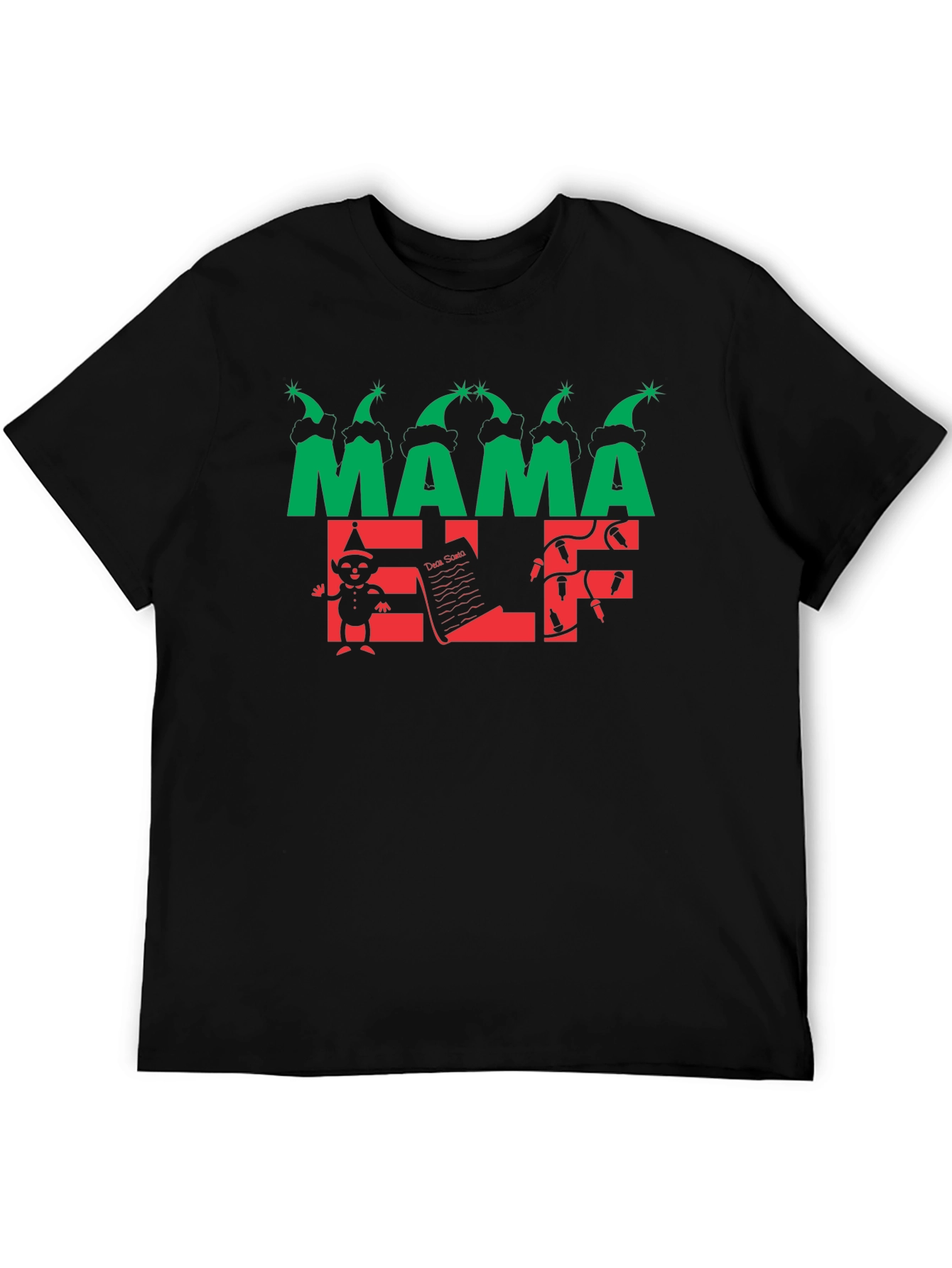 Mama Elf Christmas T-Shirt - Holiday Tee