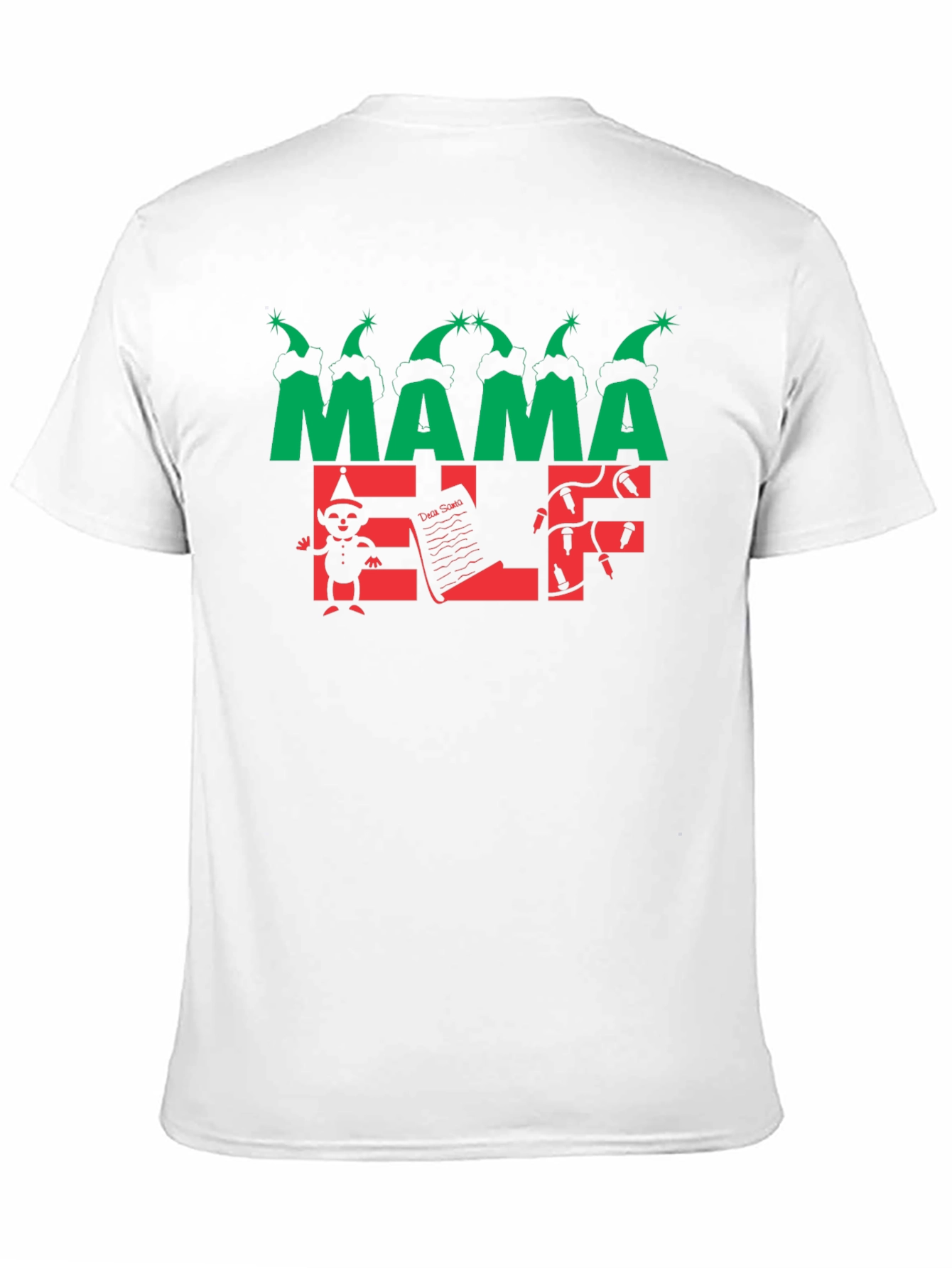 Mama Elf Christmas T-Shirt - Holiday Tee