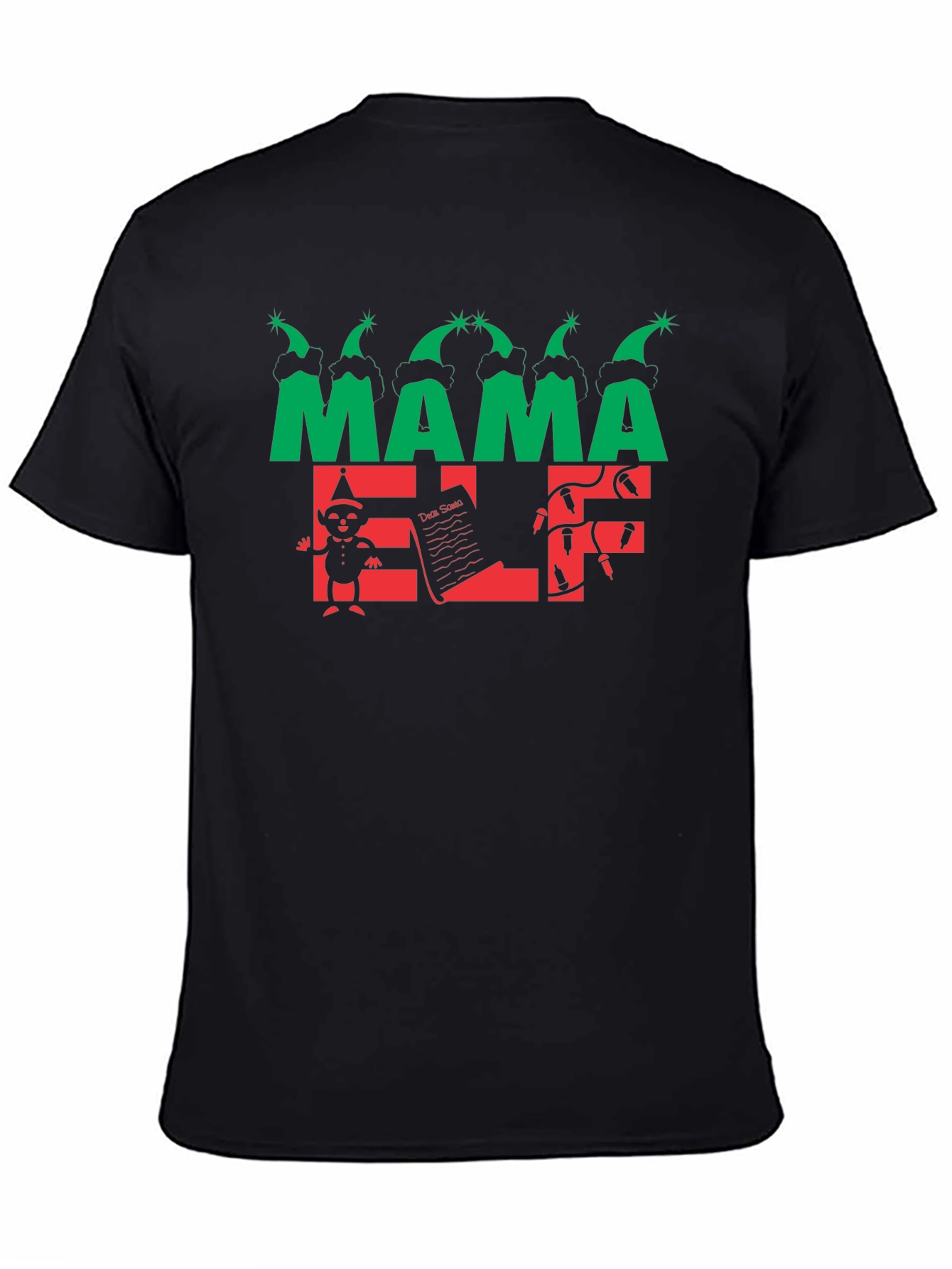 Mama Elf Christmas T-Shirt - Holiday Tee