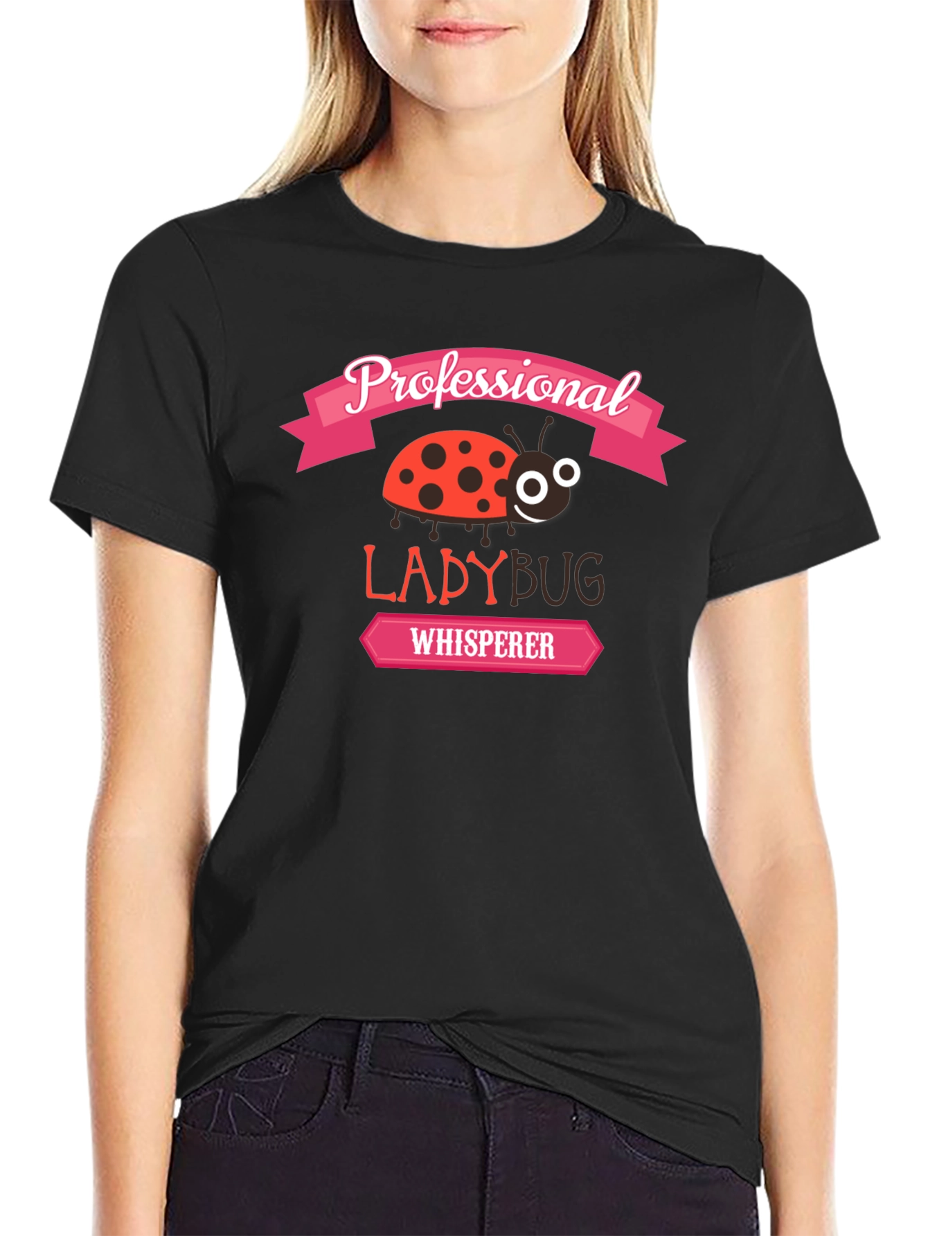 Professional Ladybug Whisperer Graphic T-Shirt