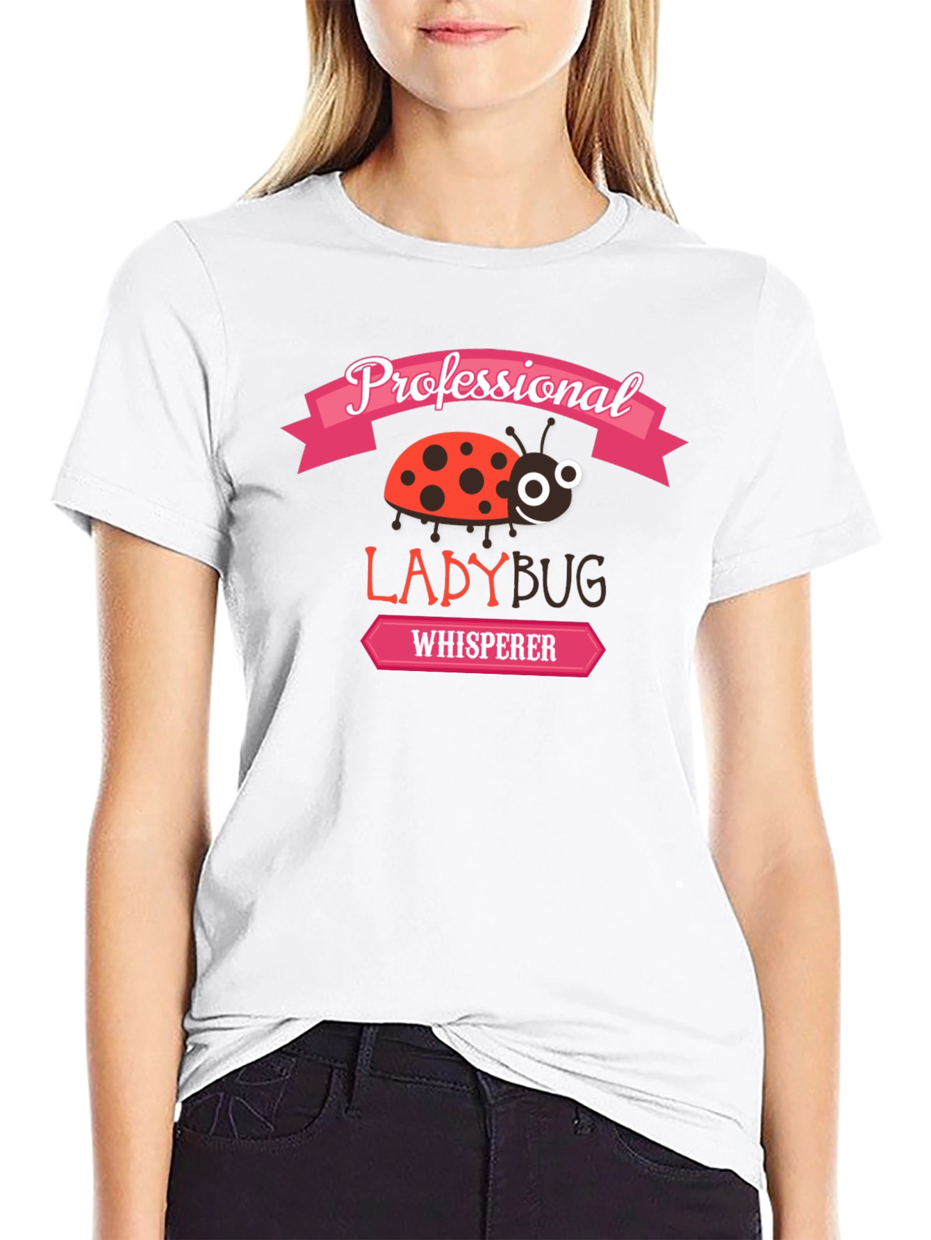 Professional Ladybug Whisperer Graphic T-Shirt