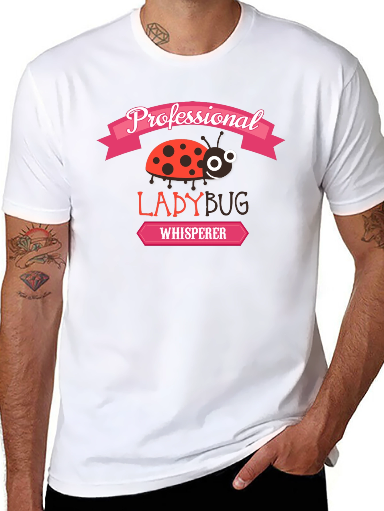 Professional Ladybug Whisperer Graphic T-Shirt