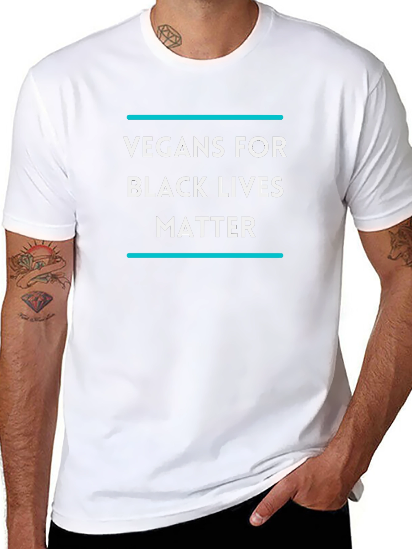 Vegans for Black Lives Matter Graphic Tee