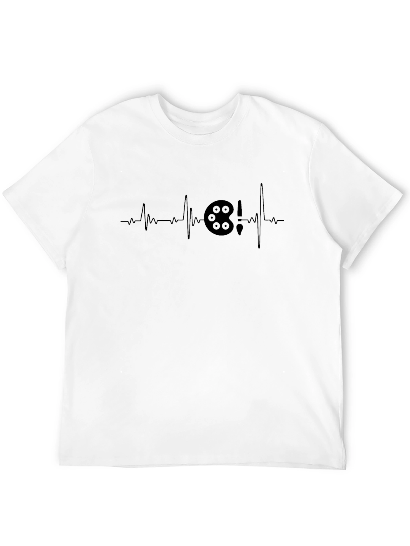 Artist Heartbeat T-Shirt - Painter Palette Tee