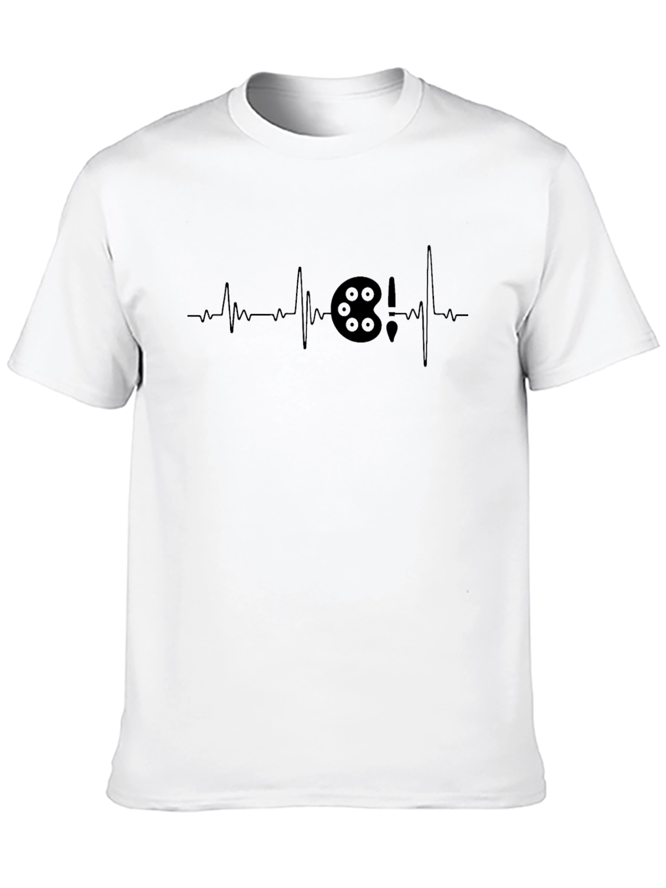 Artist Heartbeat T-Shirt - Painter Palette Tee