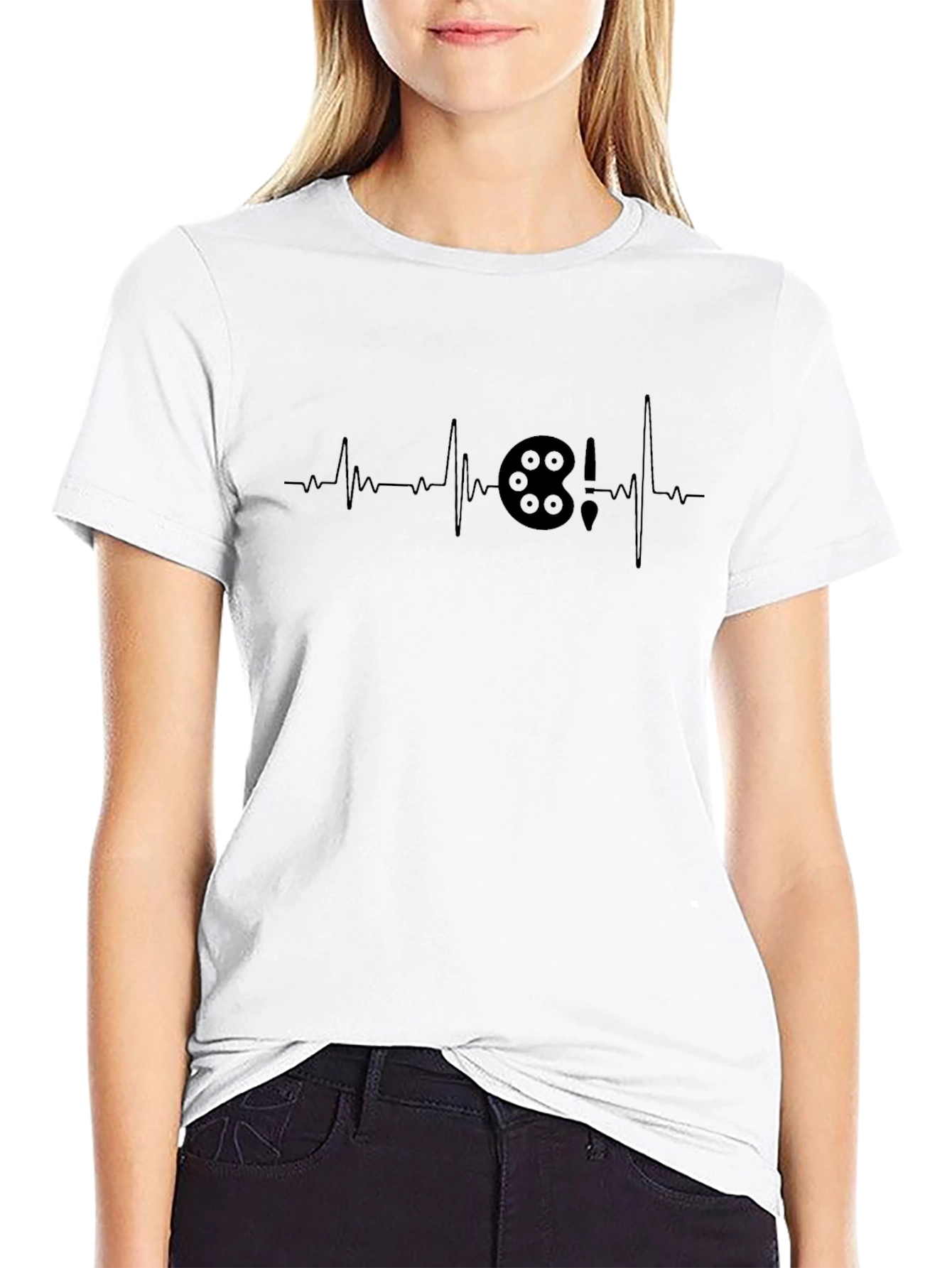 Artist Heartbeat T-Shirt - Painter Palette Tee