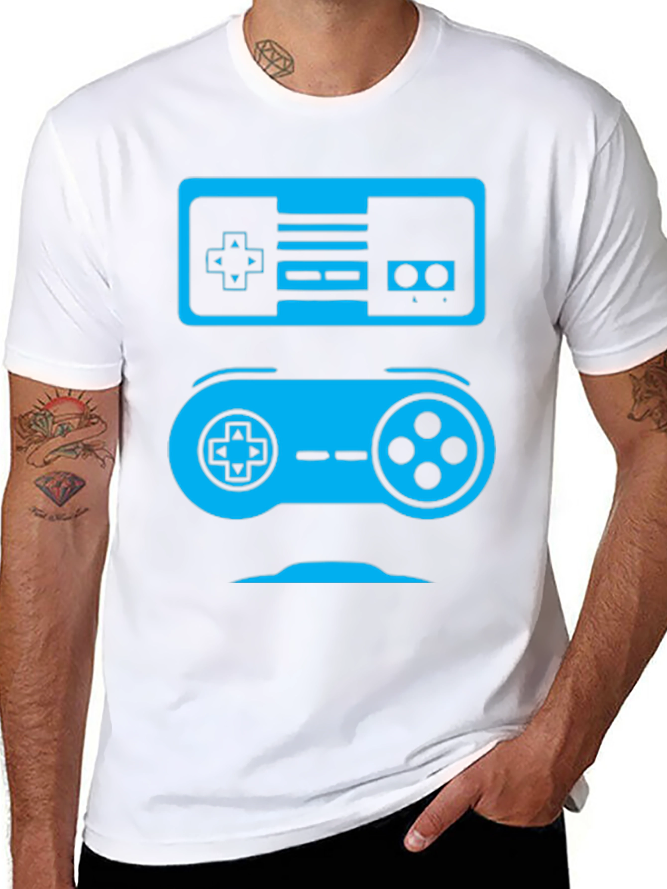 Retro Gamer T-Shirt - NES Controller Graphic Tee