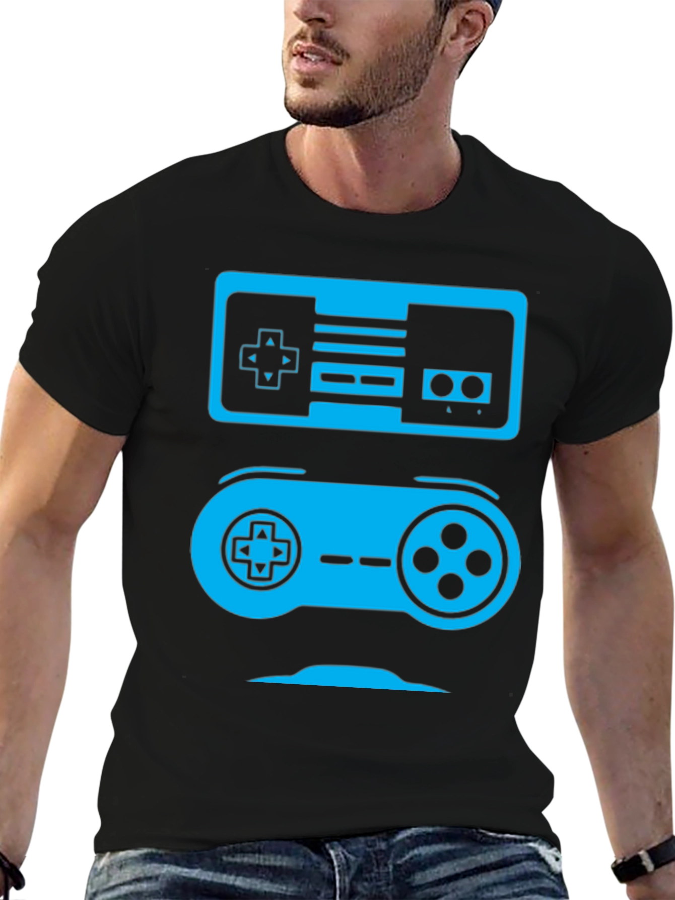 Retro Gamer T-Shirt - NES Controller Graphic Tee