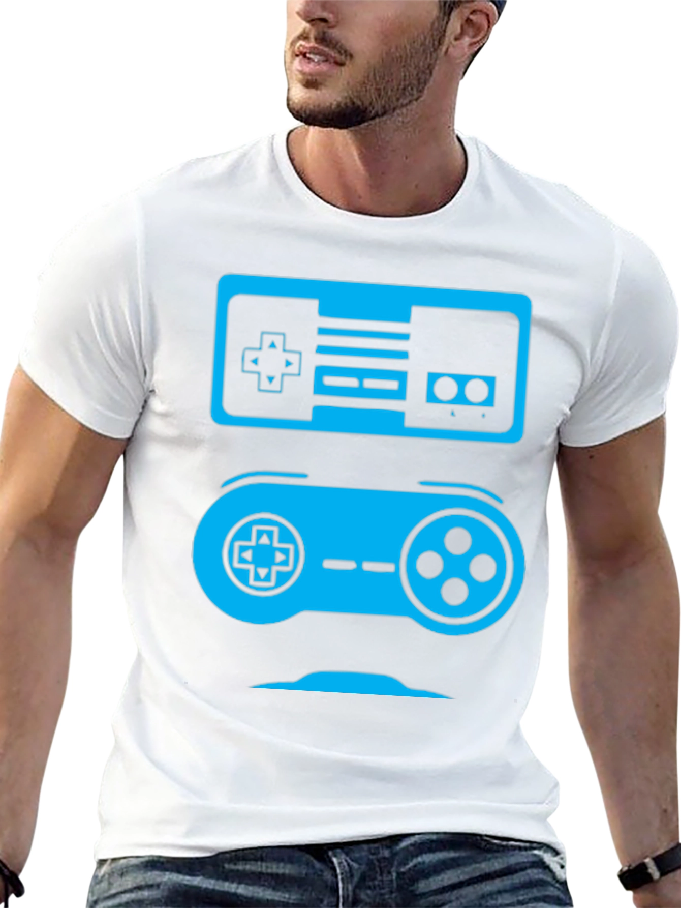 Retro Gamer T-Shirt - NES Controller Graphic Tee