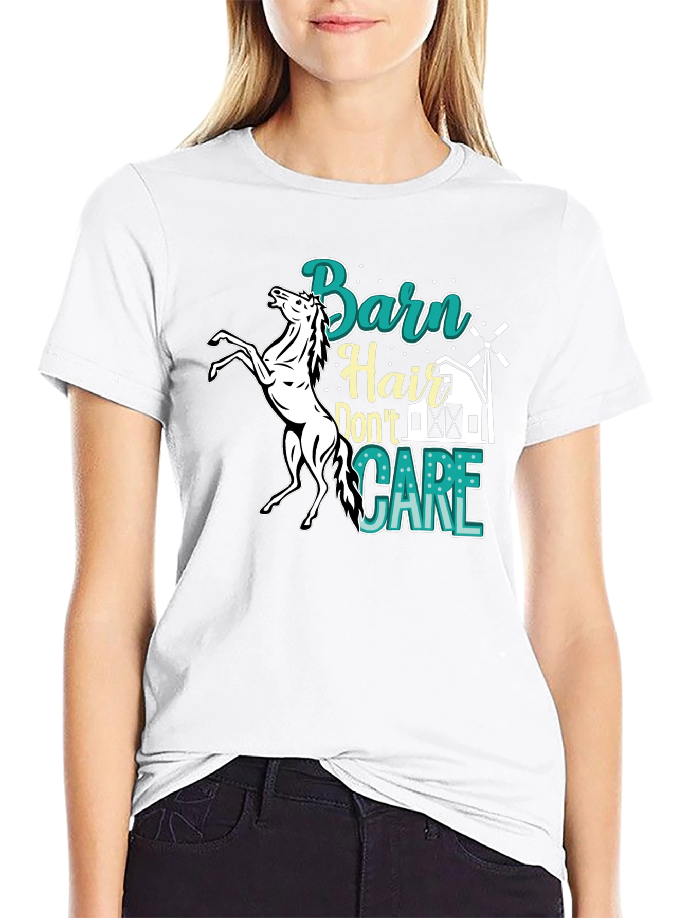 Barn Hair Dont Care Graphic Tee
