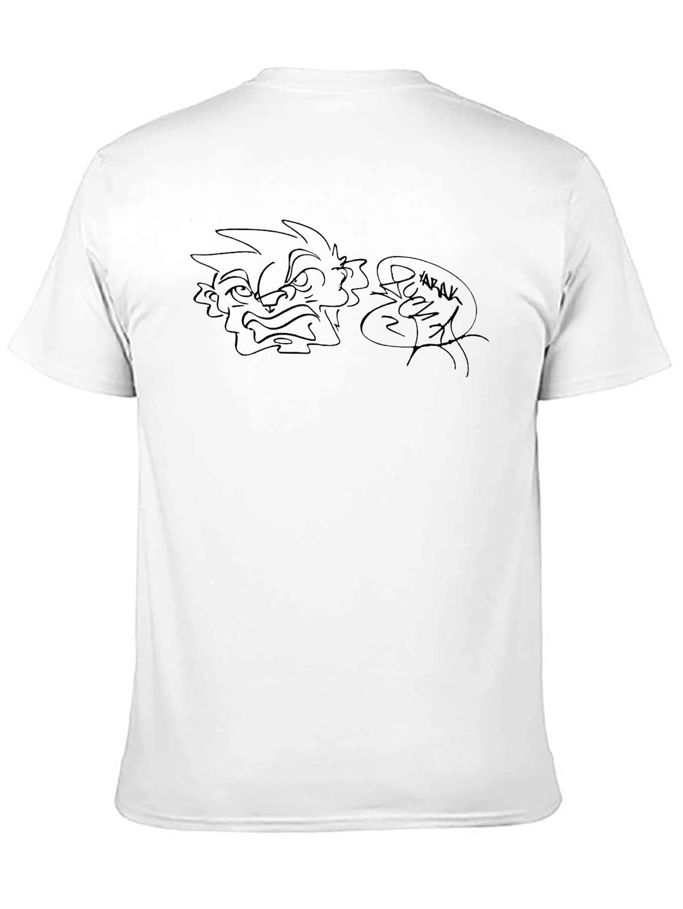 Graphic Tee - Abstract Angry Face