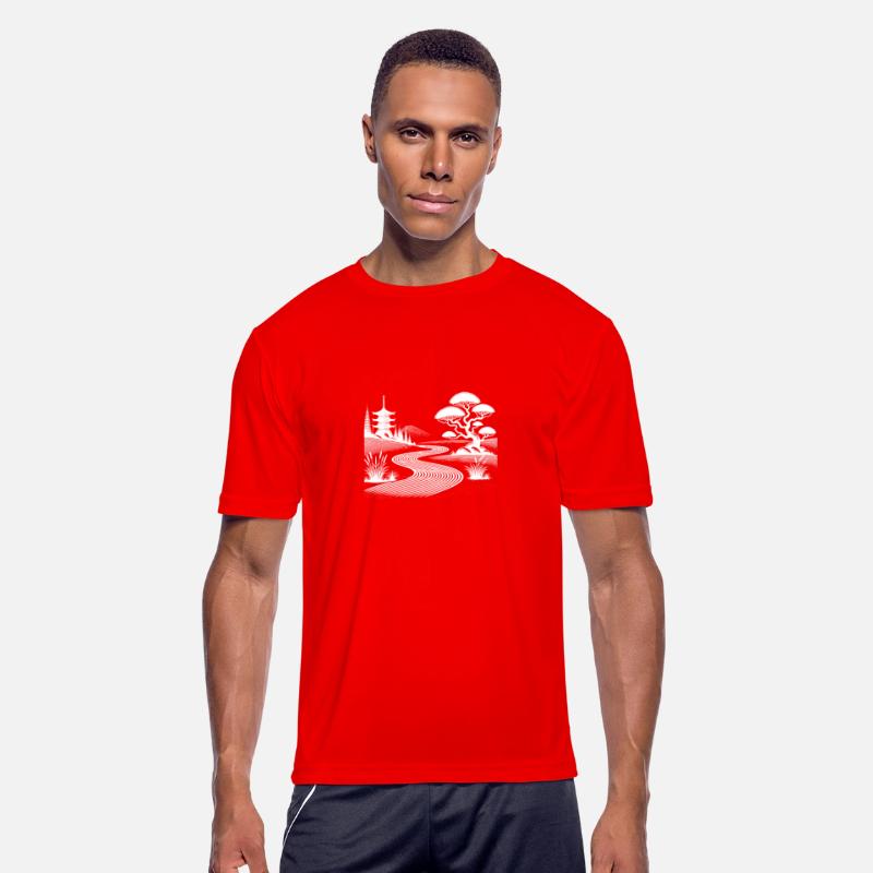 Japanese Temple Path Of Meditative Balance