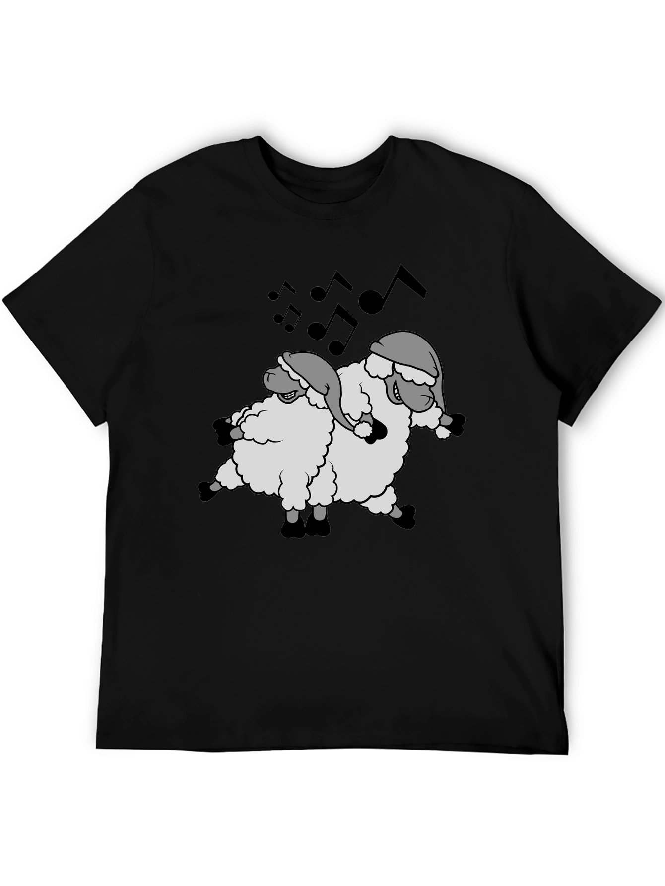 Dancing Sheep T-Shirt - Music & Holiday Cheer