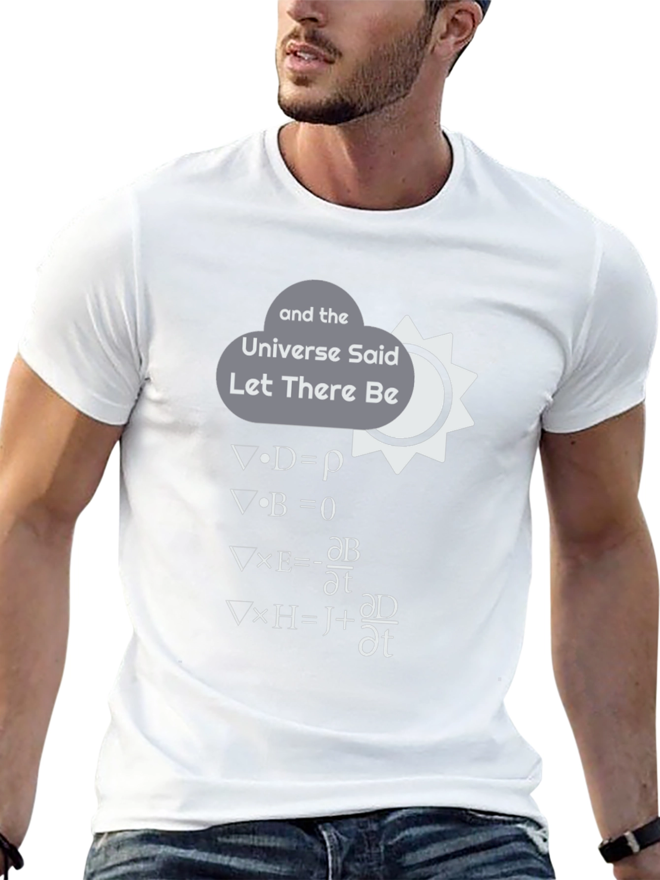 Maxwell Equations T-Shirt: Let There Be Light!