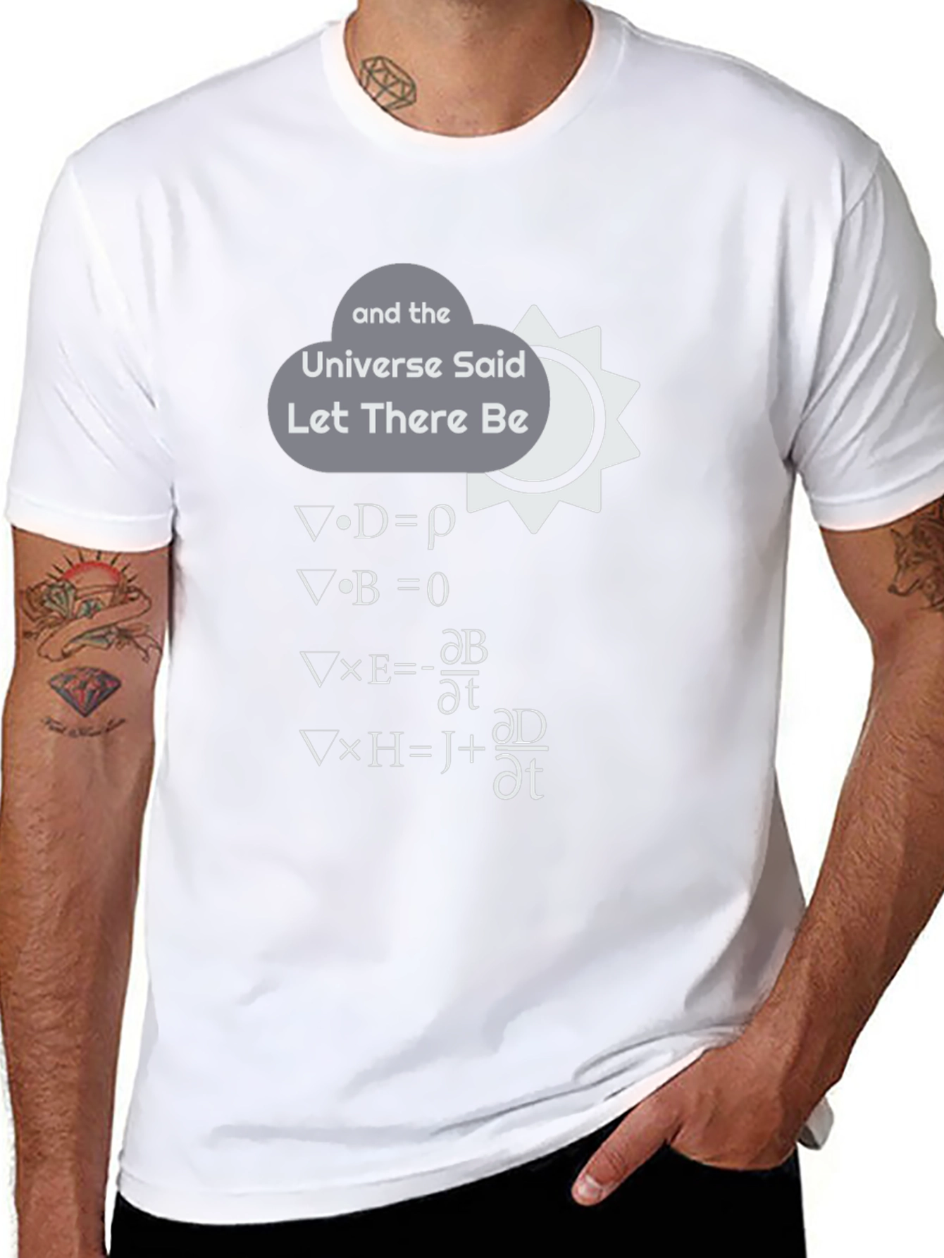 Maxwell Equations T-Shirt: Let There Be Light!
