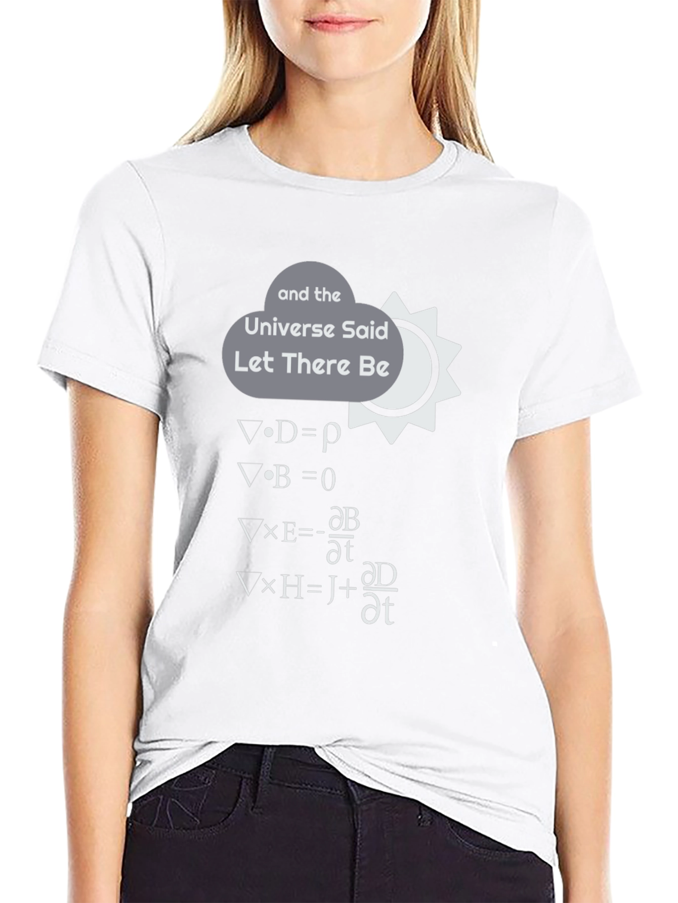 Maxwell Equations T-Shirt: Let There Be Light!