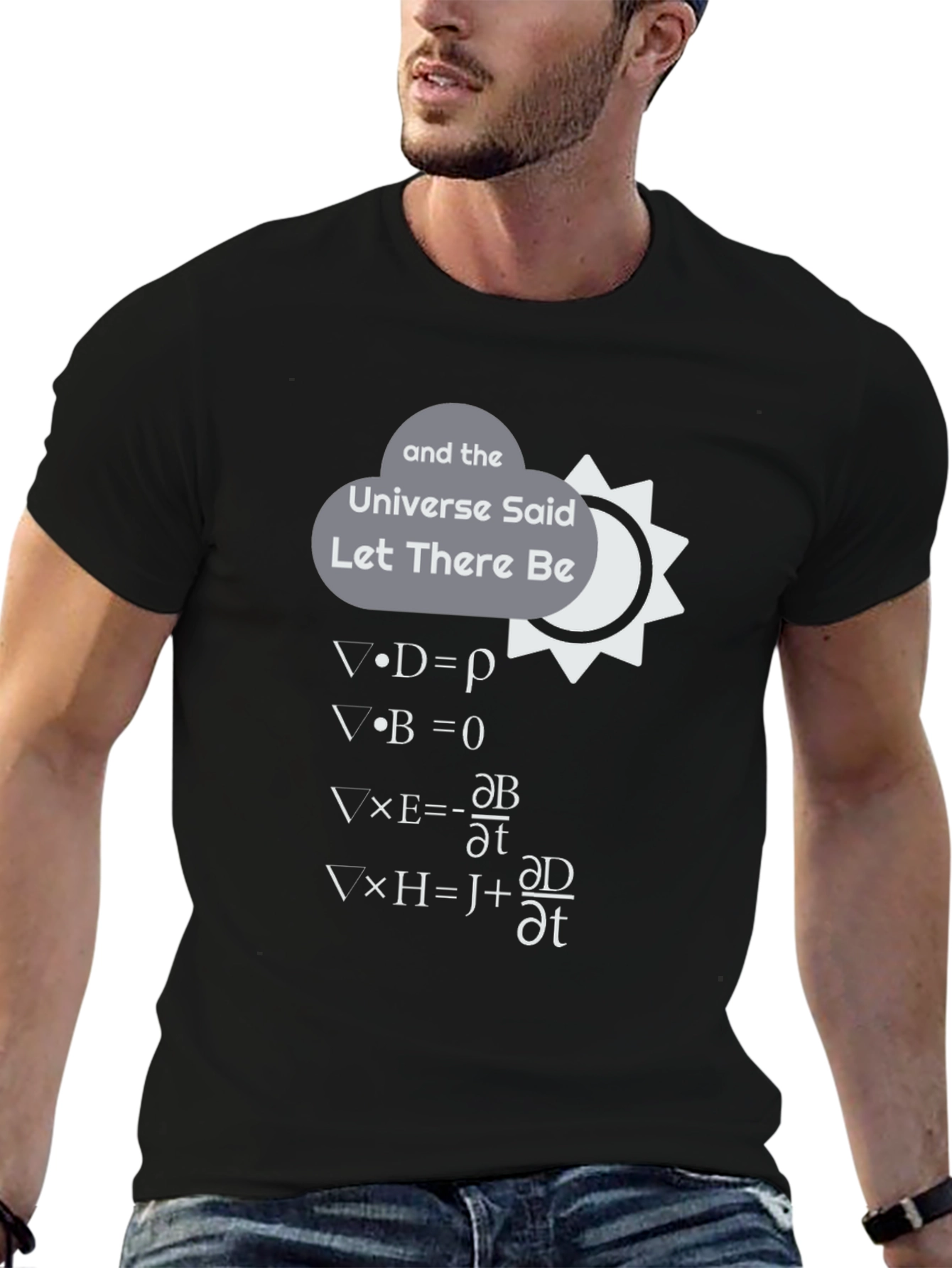 Maxwell Equations T-Shirt: Let There Be Light!