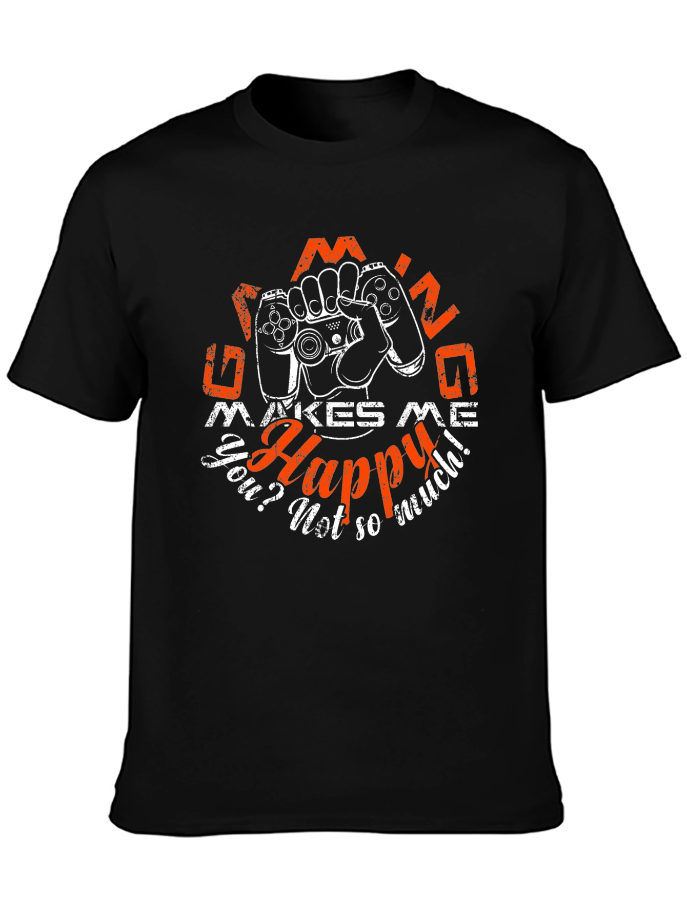 Gaming Makes Me Happy T-Shirt Gamer Tee