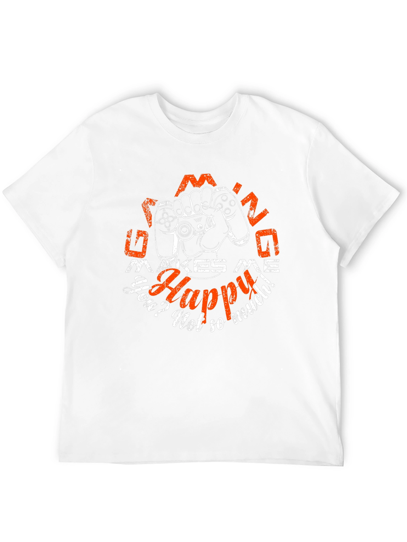 Gaming Makes Me Happy T-Shirt Gamer Tee