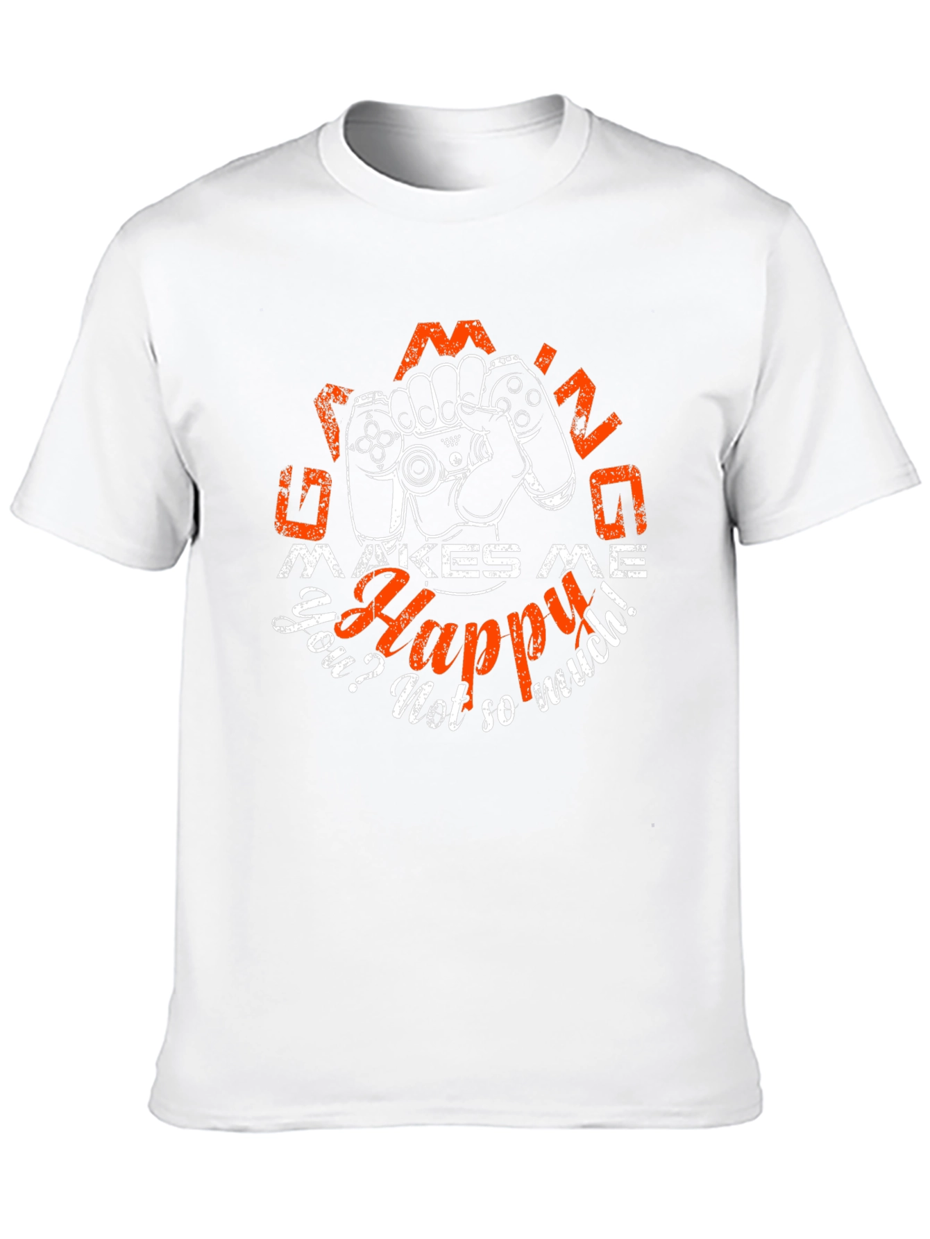 Gaming Makes Me Happy T-Shirt Gamer Tee