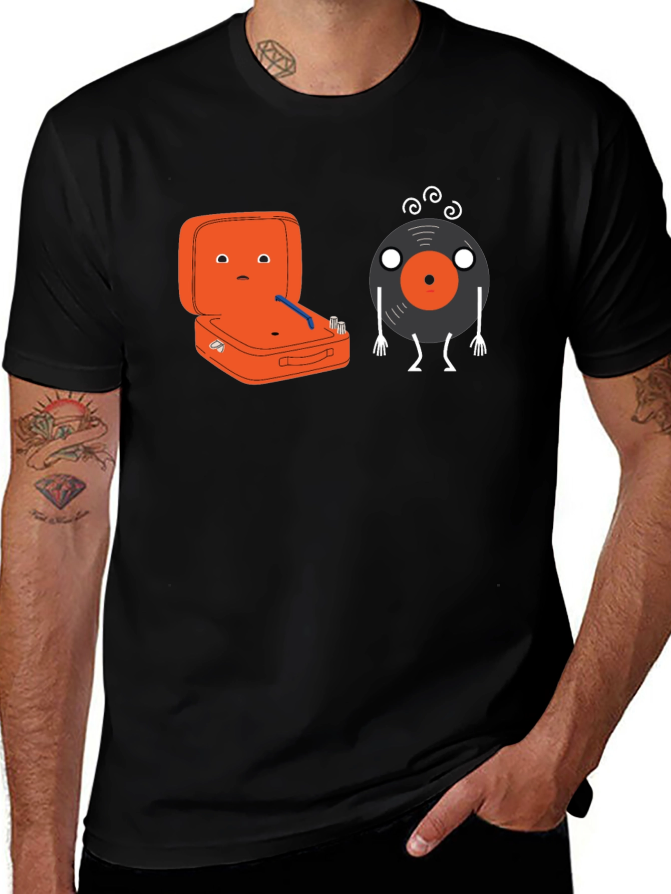 Funny Record Player T-Shirt