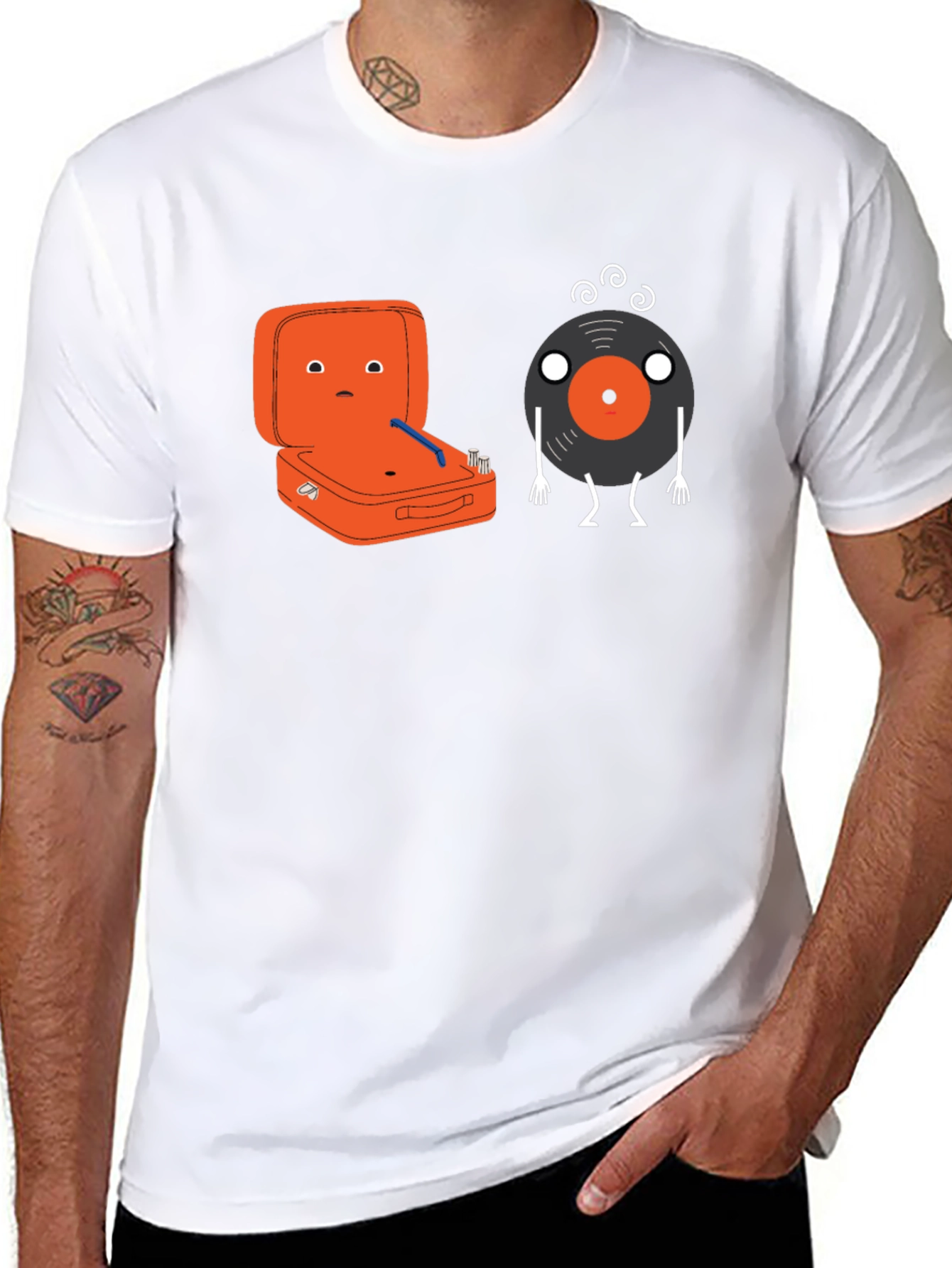 Funny Record Player T-Shirt