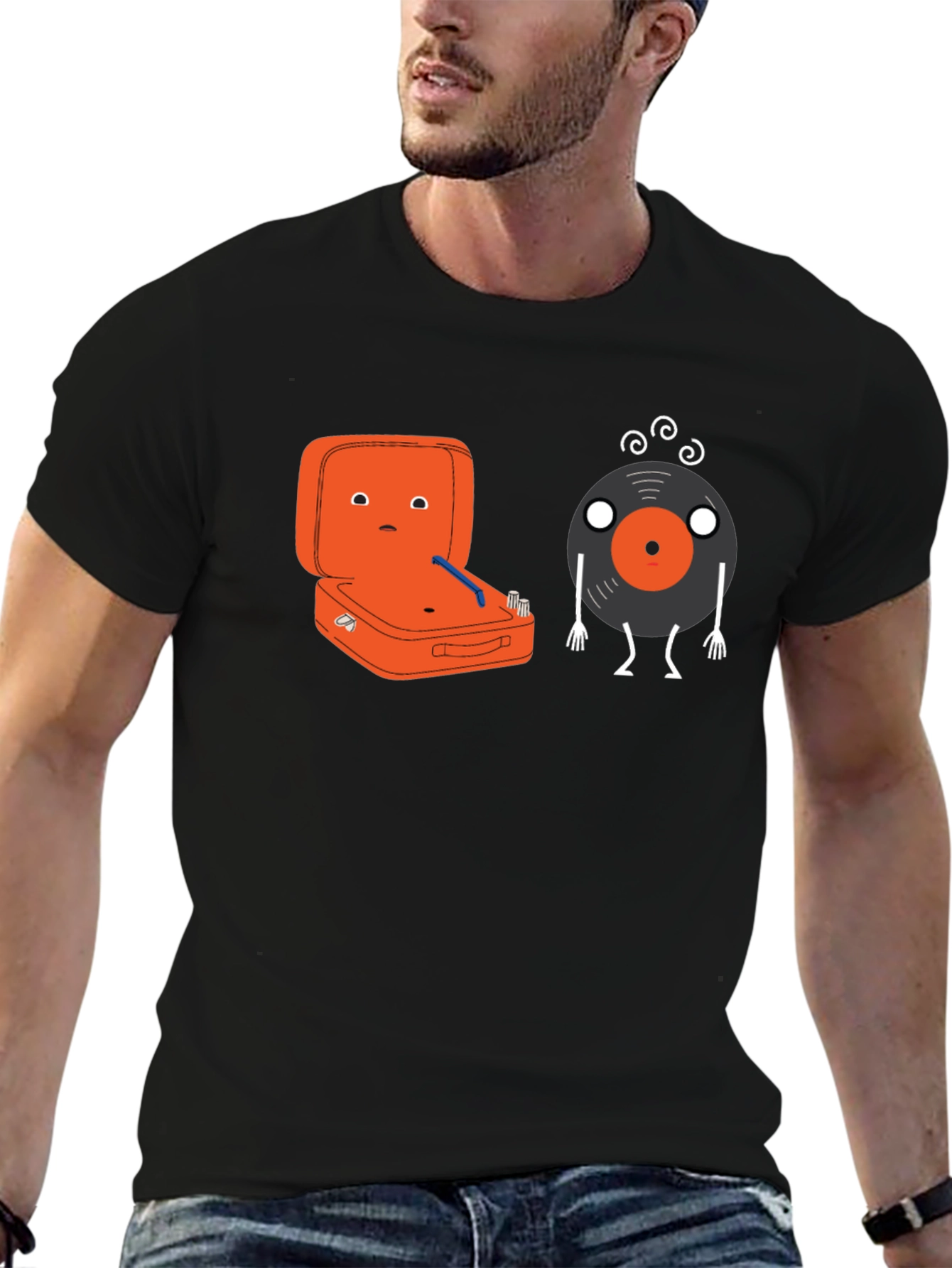 Funny Record Player T-Shirt