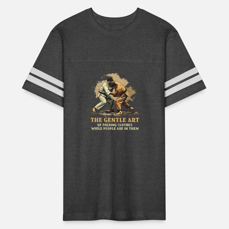 Jiu Jitsu Art Folding Clothes While People In Them