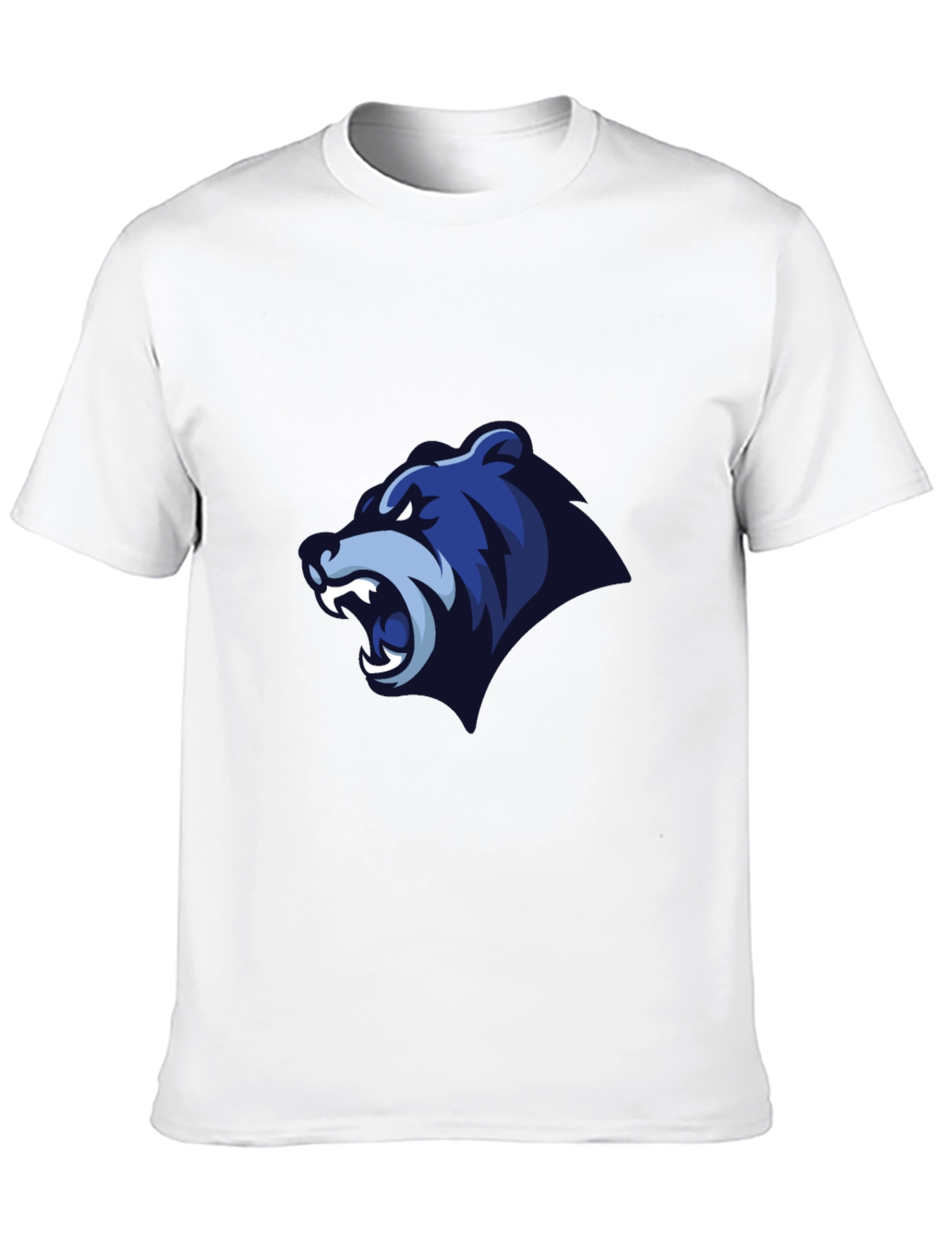 Mens Black T-Shirt - Bear Graphic Tee