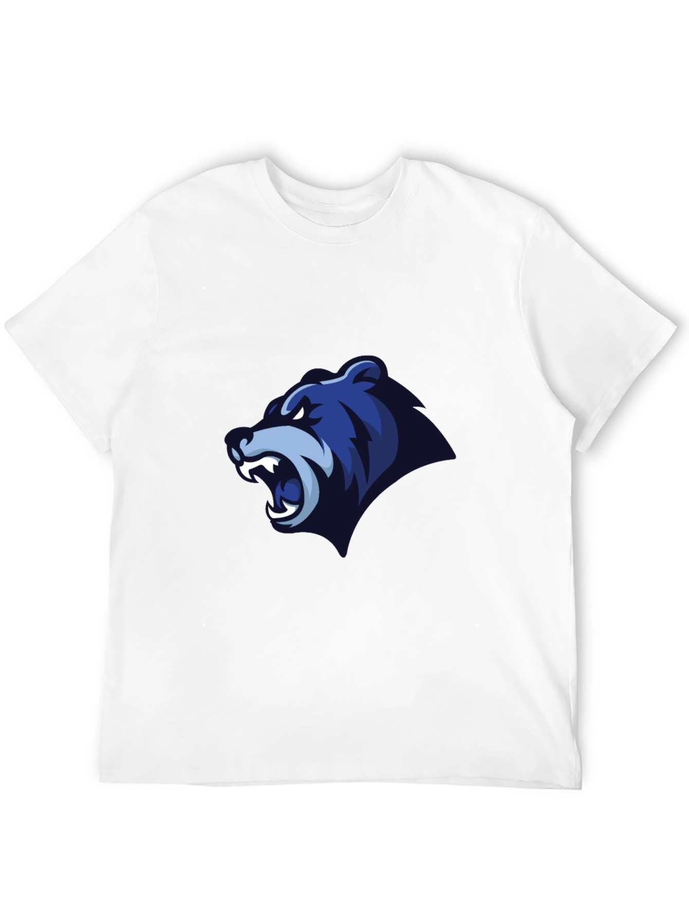 Mens Black T-Shirt - Bear Graphic Tee
