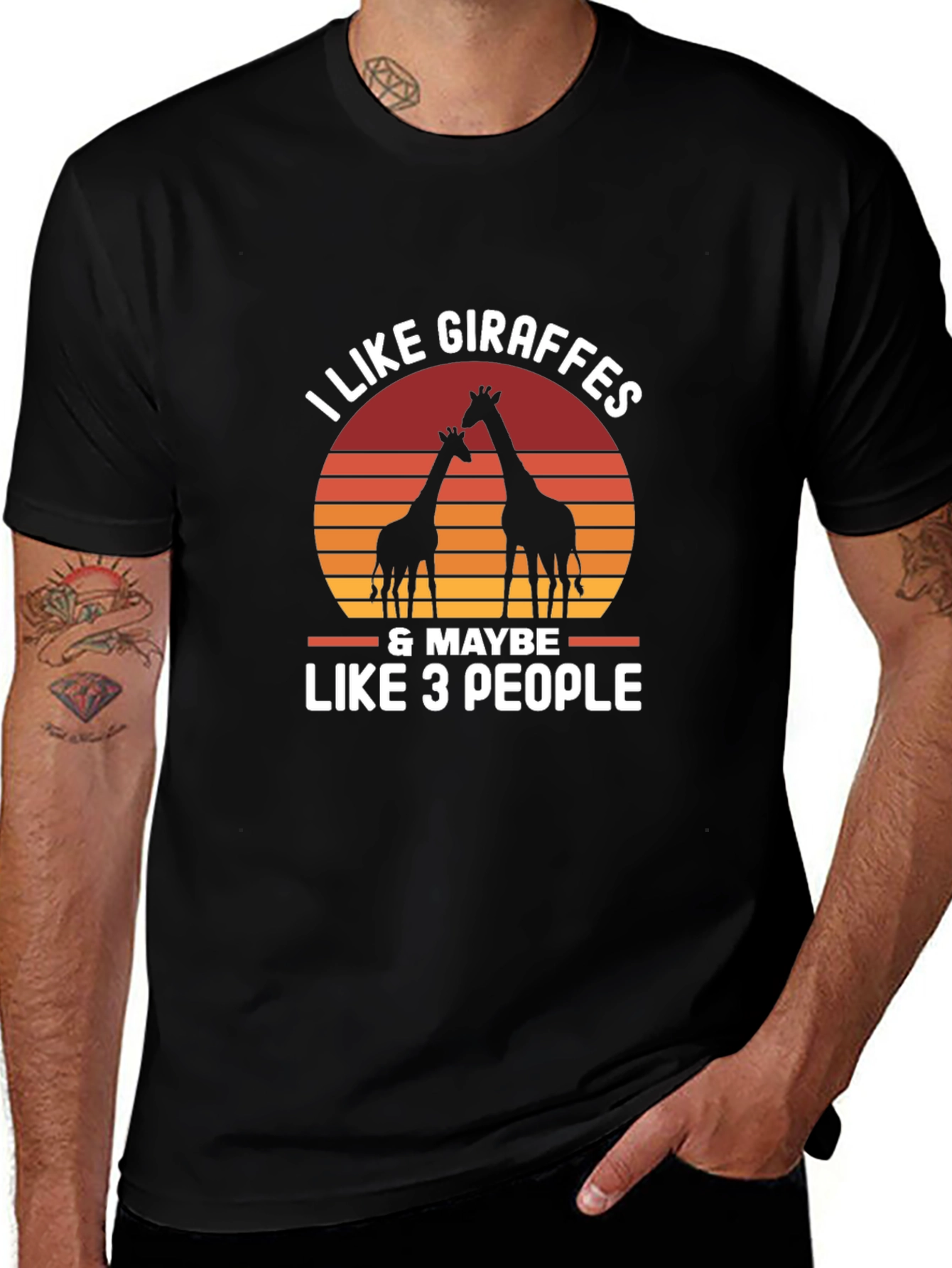 I Like Giraffes T-Shirt - Funny Animal Lover Tee