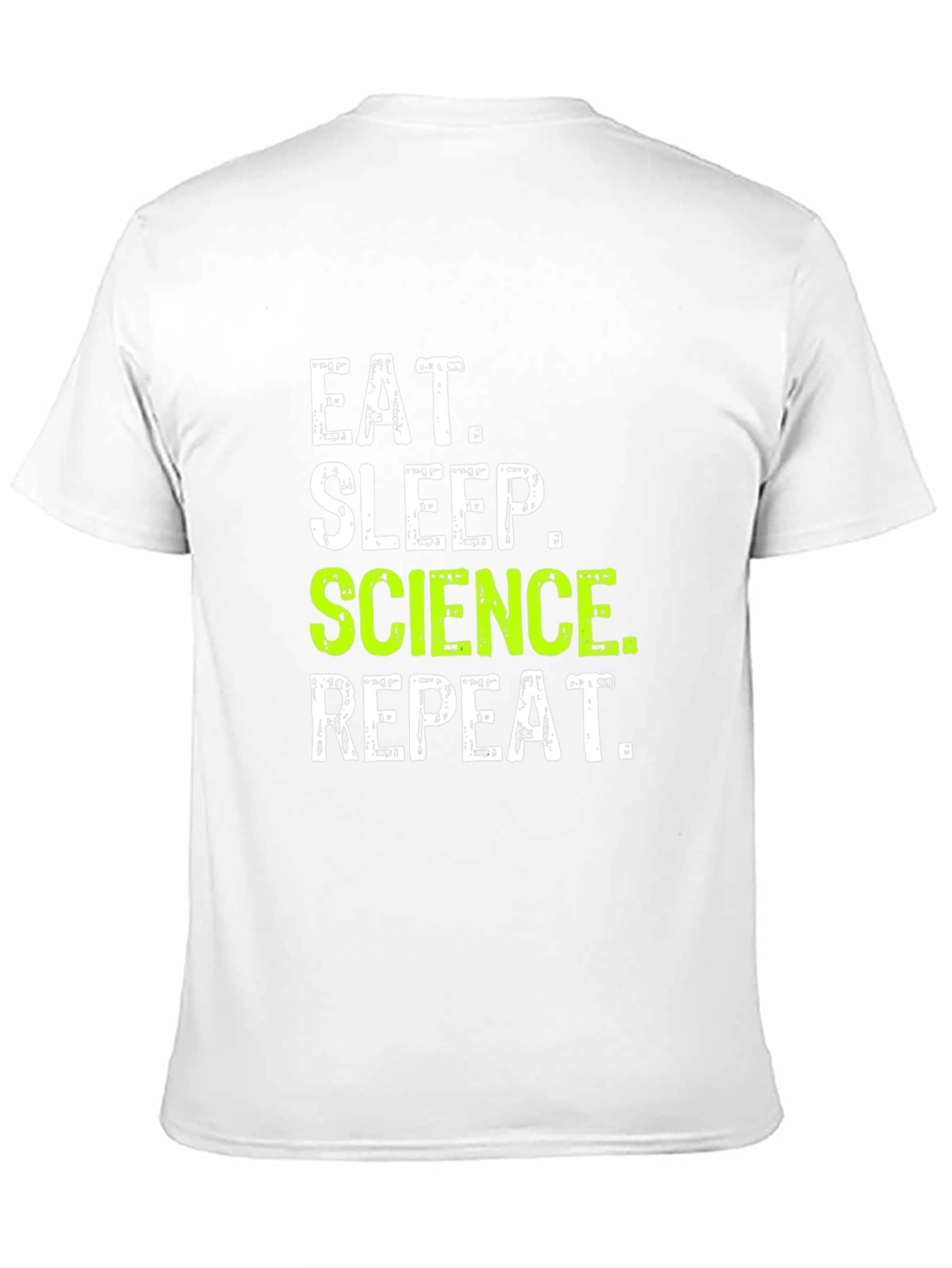 Eat Sleep Science Repeat T-Shirt - Black