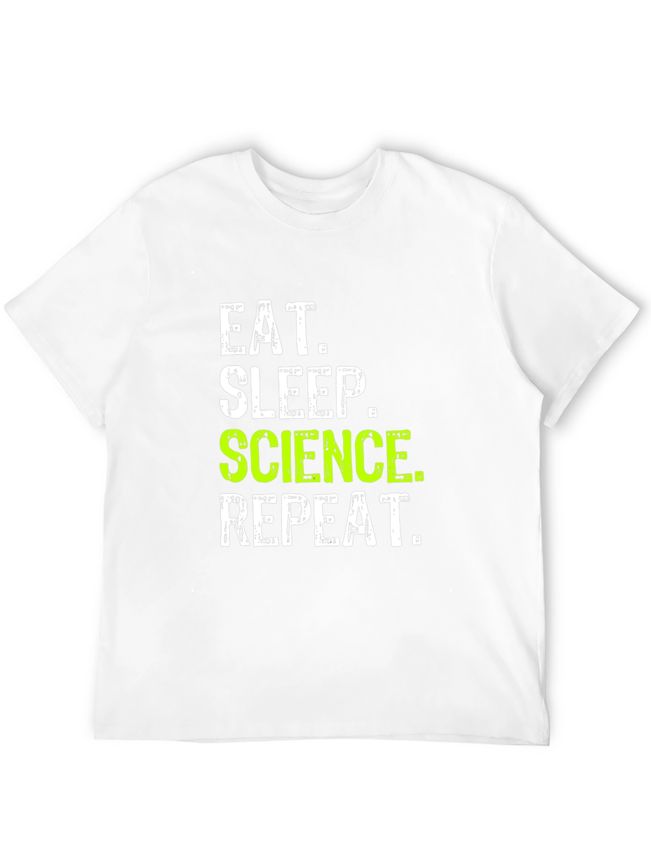 Eat Sleep Science Repeat T-Shirt - Black