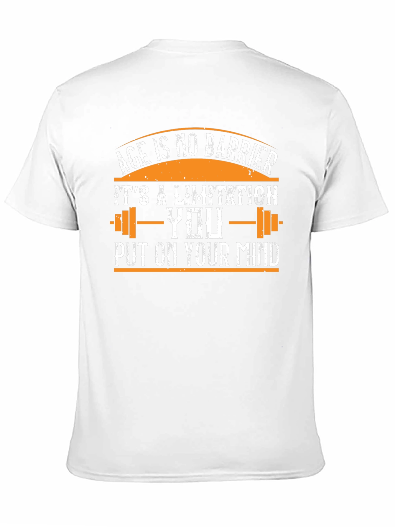 Motivational T-Shirt: Age Is No Barrier