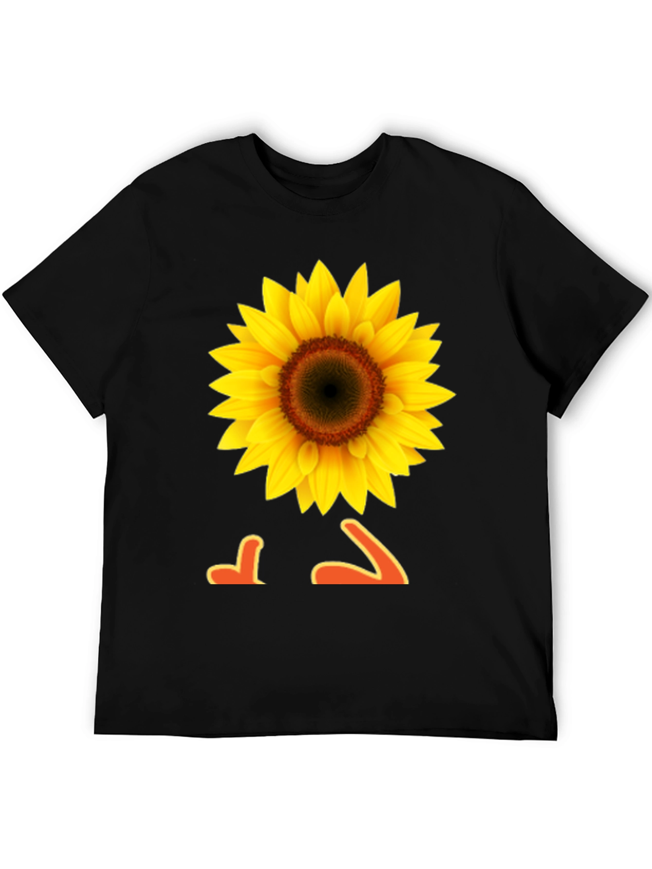 Sunflower Graphic Tee -  Black T-Shirt