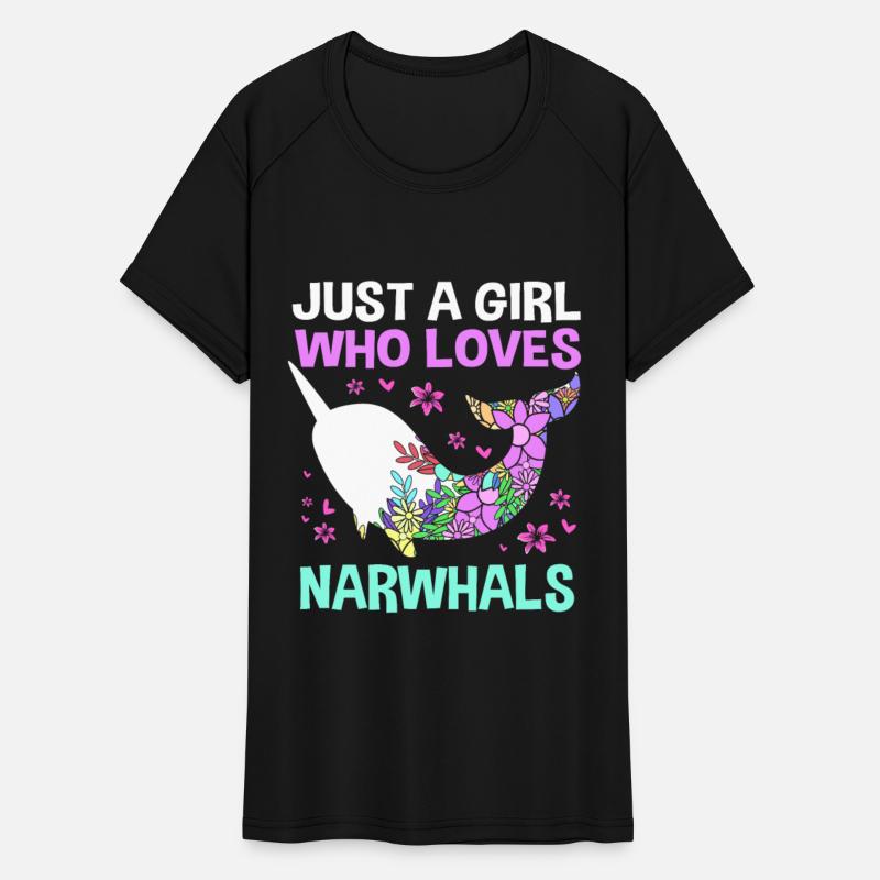 Just A Girl Who Loves Narwhals Sea Unicorn Narwhal